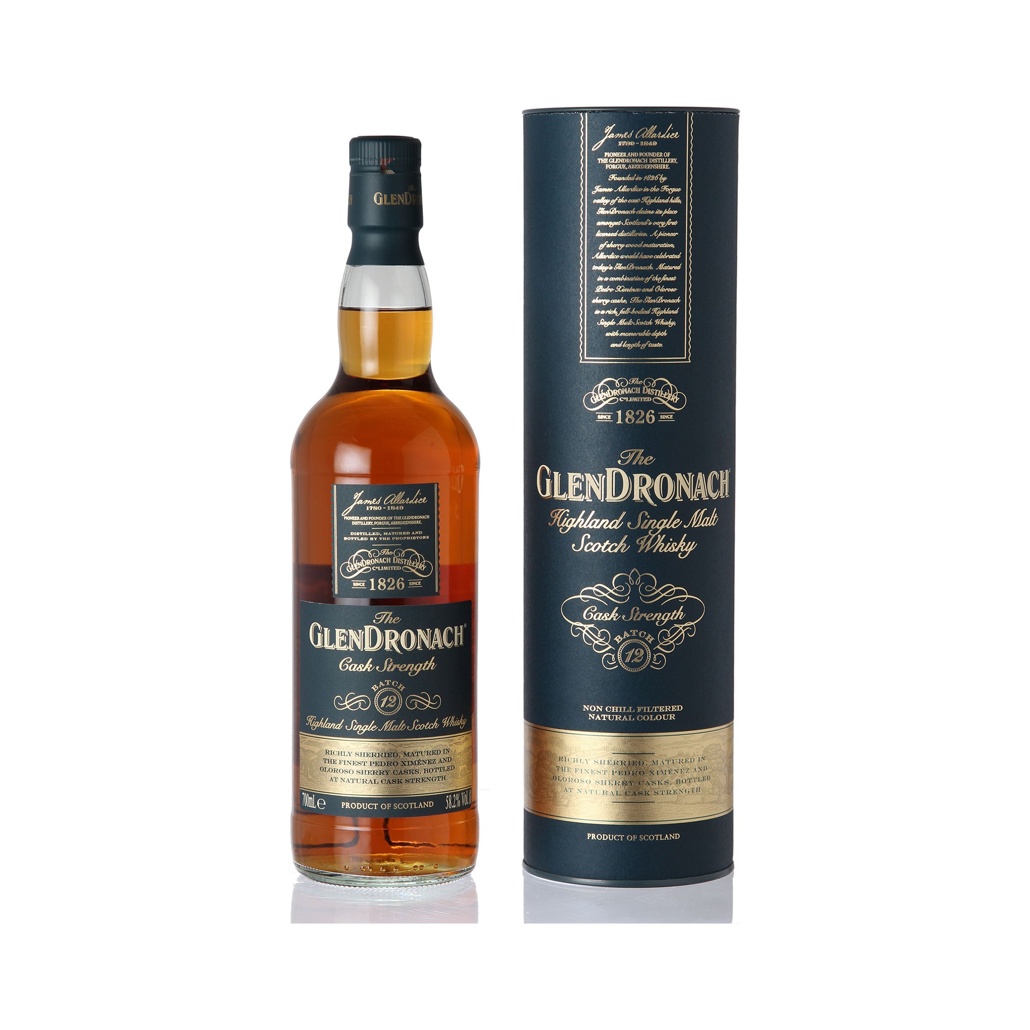 Glendronach Cask Strength Batch #12, Highland Single Malt Scotch Whisky
