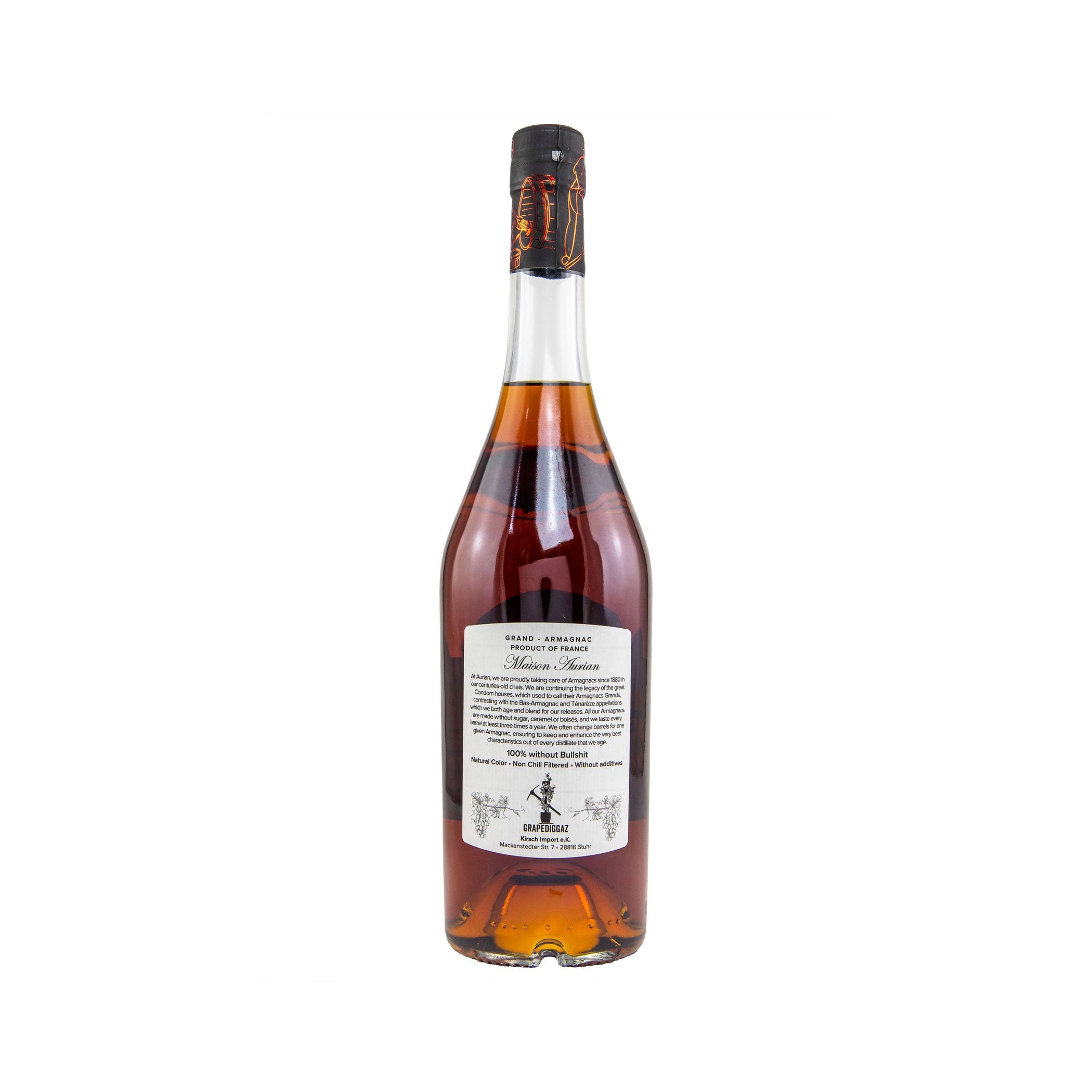 Armagnac Maison Aurian 1995 - GrapeDiggaz by Wu DRAM Clan & Kirsch Import