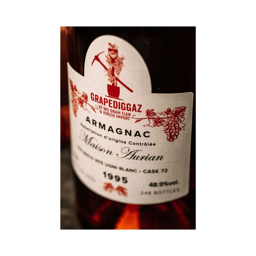 Armagnac Maison Aurian 1995 - GrapeDiggaz by Wu DRAM Clan & Kirsch Import