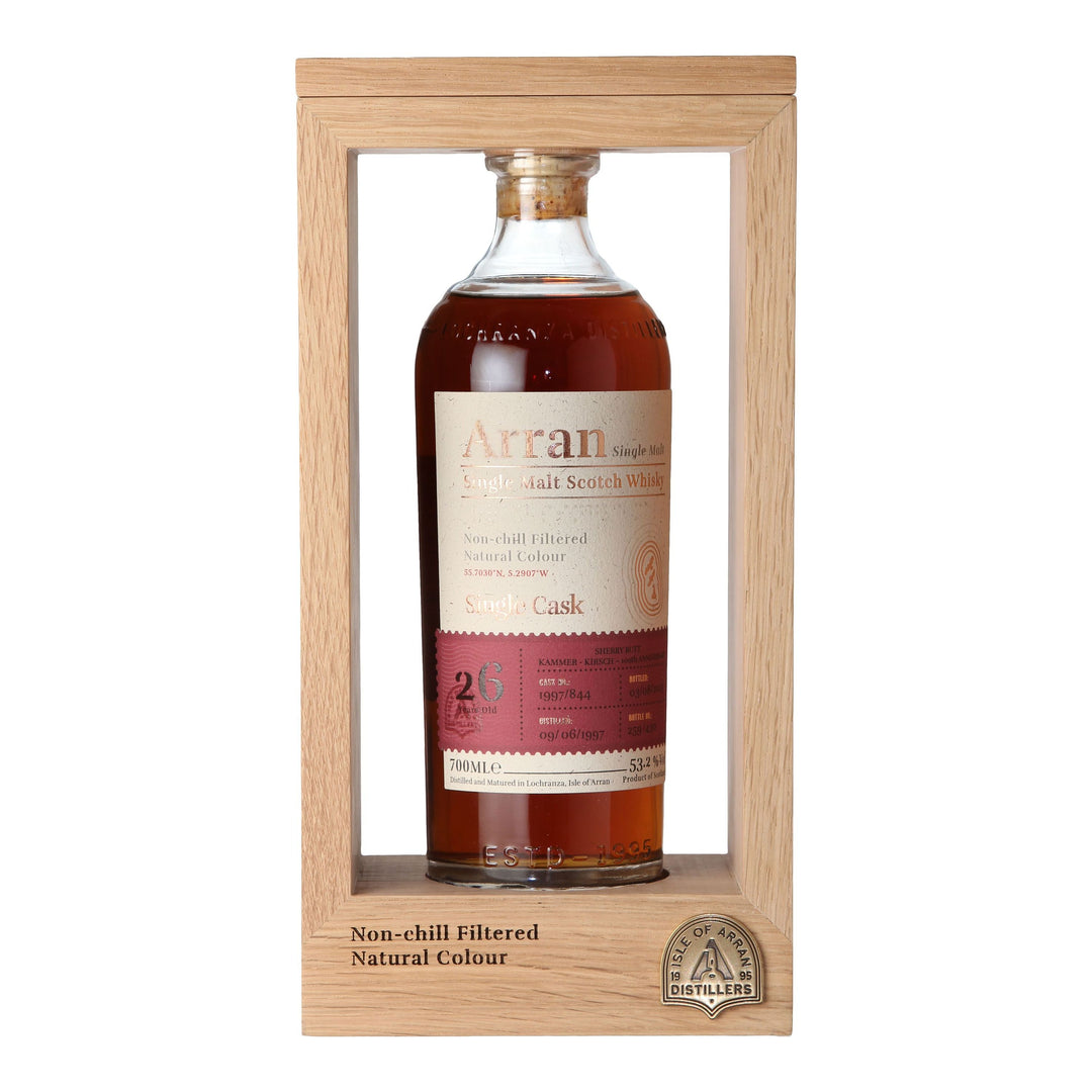Arran 26 Jahre 1997/2023 Sherry Exclusive Cask for Kammer Kirsch - Single Malt Scotch Whisky - Isle of Arran