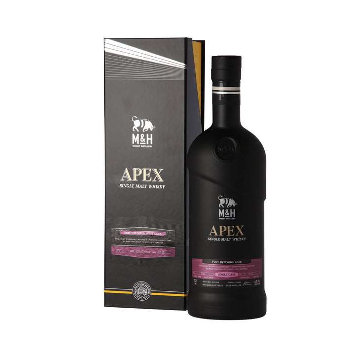 M&amp;H Apex Peated - Fortified Red Wine 2018/2021 - Single Malt Whisky - Whisky aus Israel