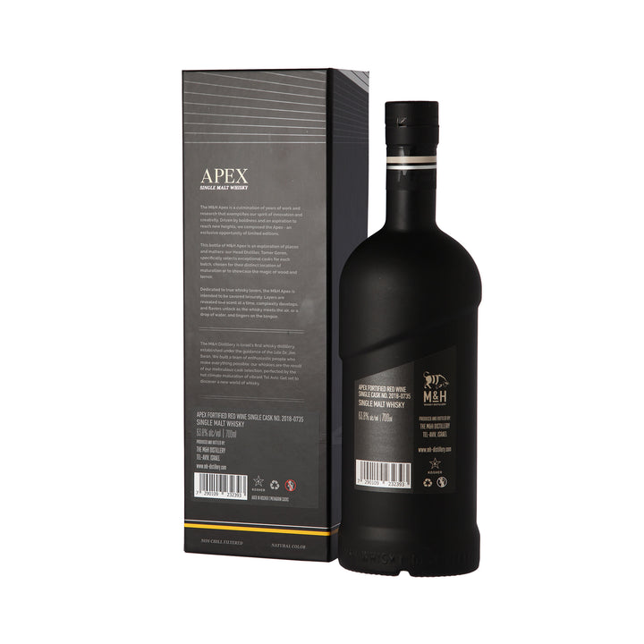 M&amp;H Apex Peated - Fortified Red Wine 2018/2021 - Single Malt Whisky - Whisky aus Israel