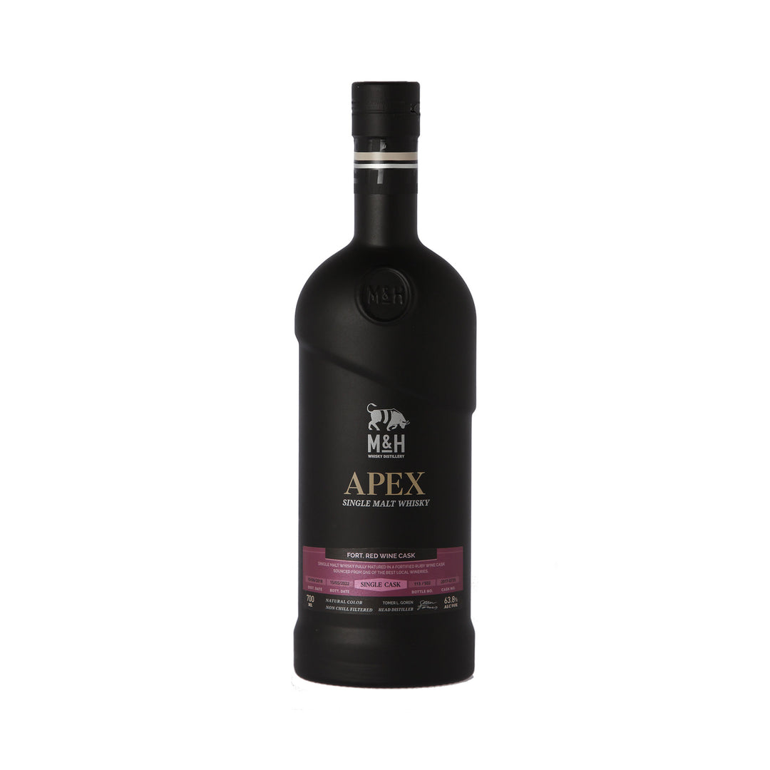 M&H Apex Peated - Fortified Red Wine 2018/2021 - Single Malt Whisky - Whisky aus Israel