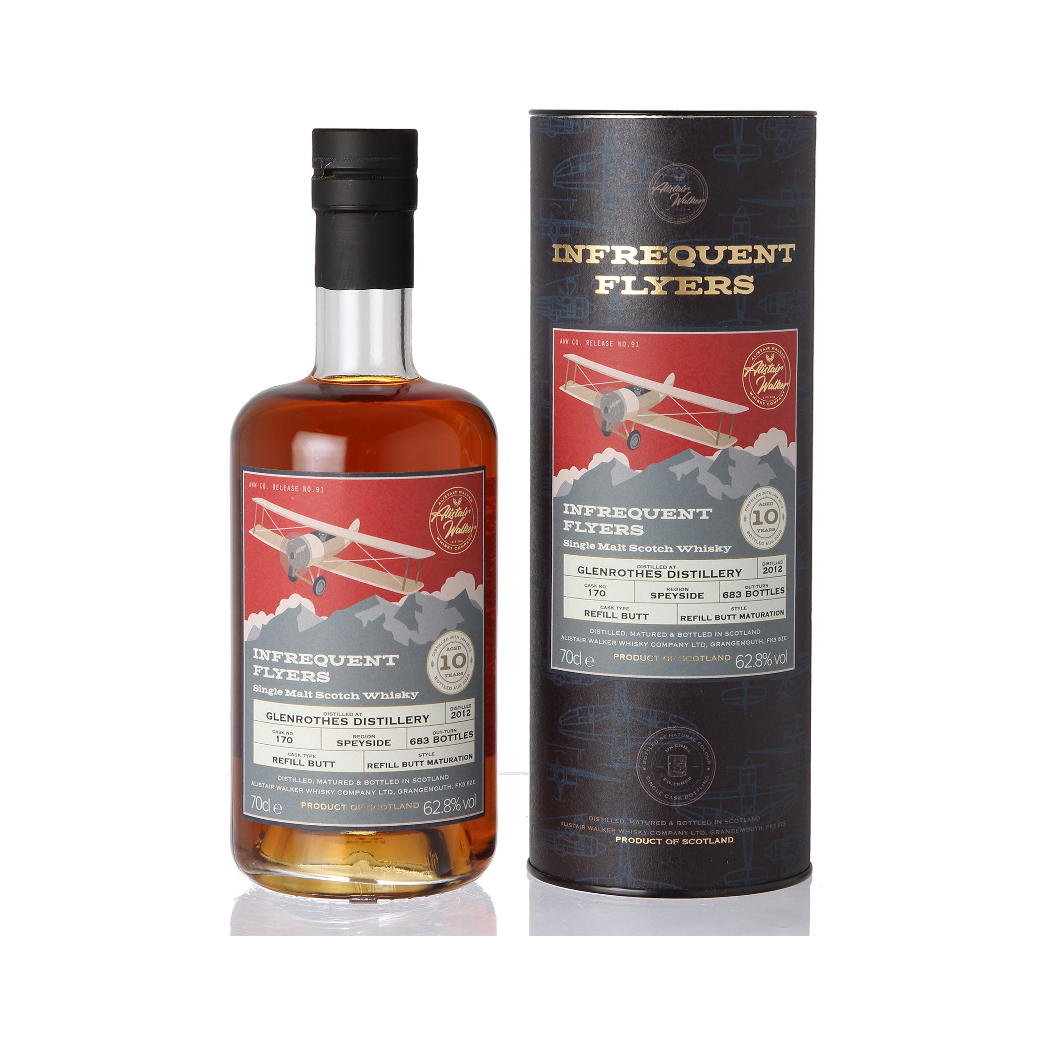 Glenrothes 10 Jahre 2012/2022 - Sherry Cask - Alistair Walker - Infrequent Flyers