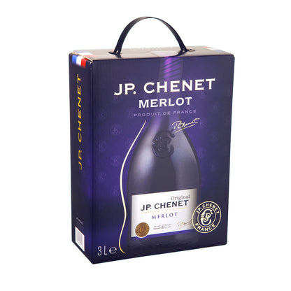 BIB 4 er Set Rot/Weiss/Rose - Colombard-Sauvignon, Grenache-Cinsault , Cabernet-Syrah, Merlot, JP. Chenet - Bag in Box Probierpaket