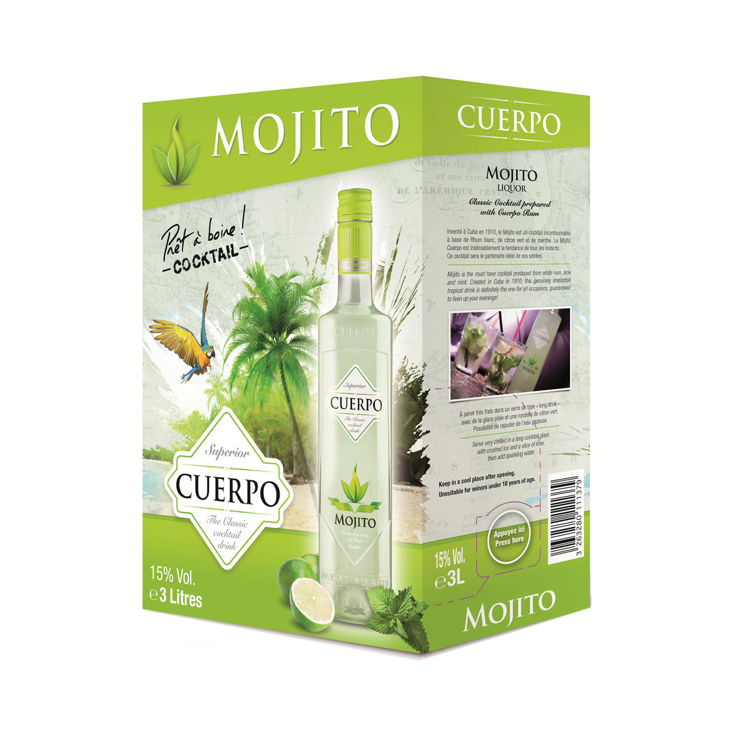 Bag-in-Box - Mojito - CUERPO / Mojito Mischgetränke & Cocktails 3 L.