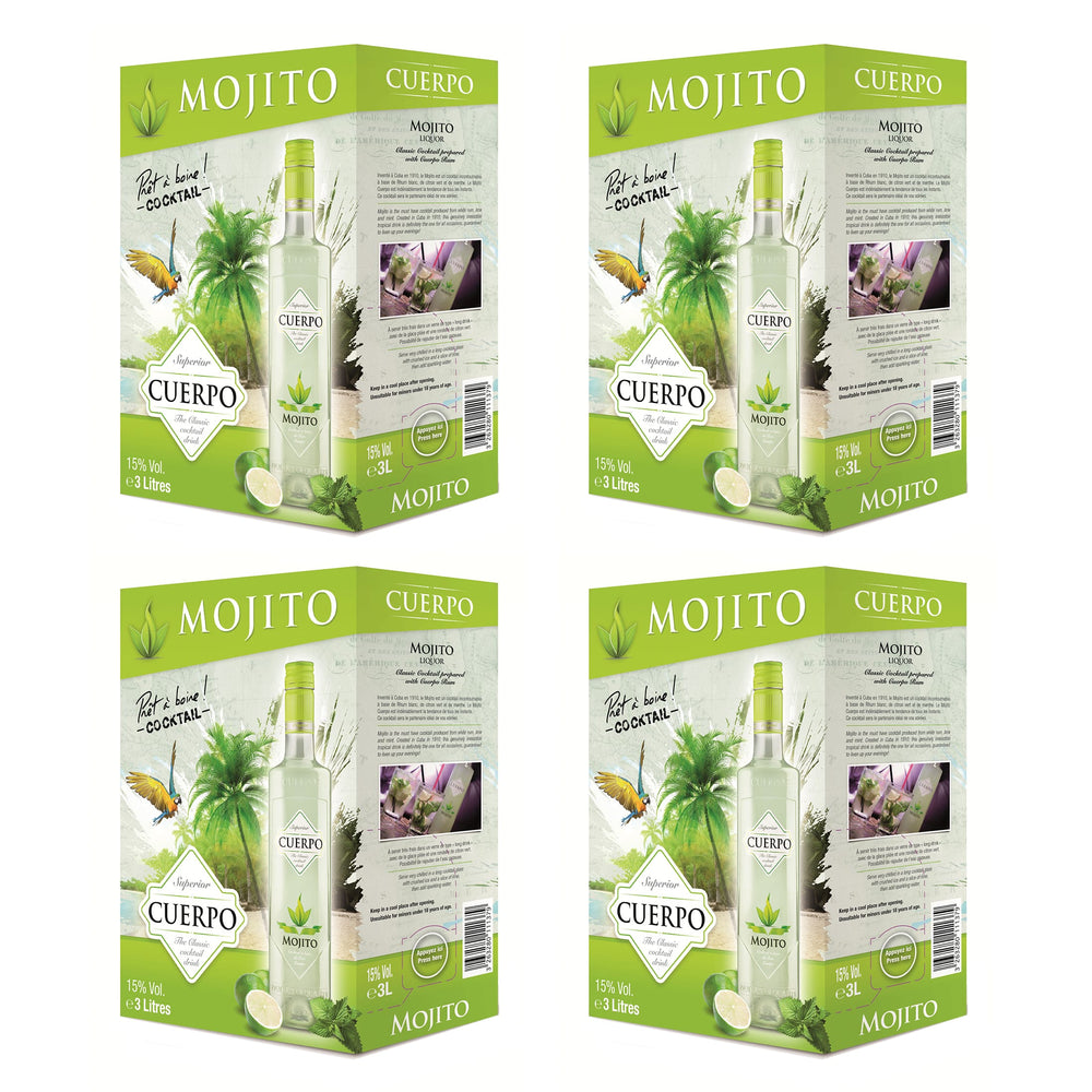 Bag-in-Box - Mojito - CUERPO / Mojito Mischgetränke & Cocktails 3 L.
