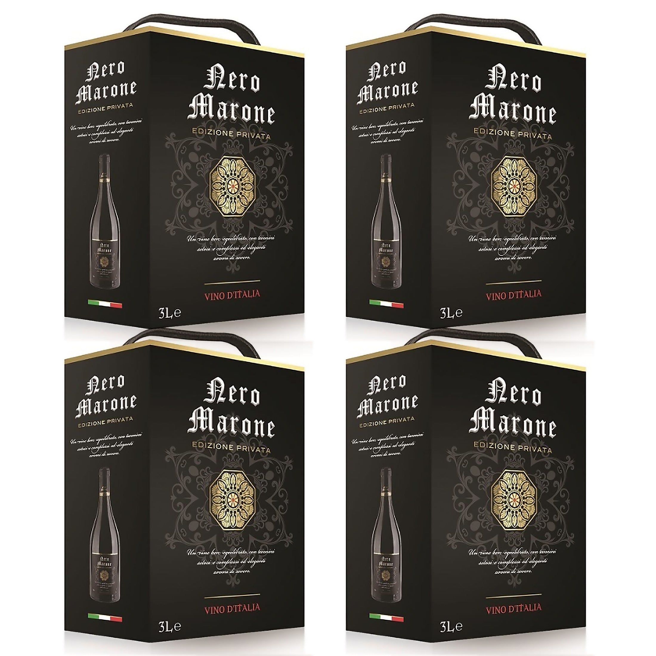Bag-in-Box - Vin d’Italie - Nero Marone Rotwein, trocken 3 L.