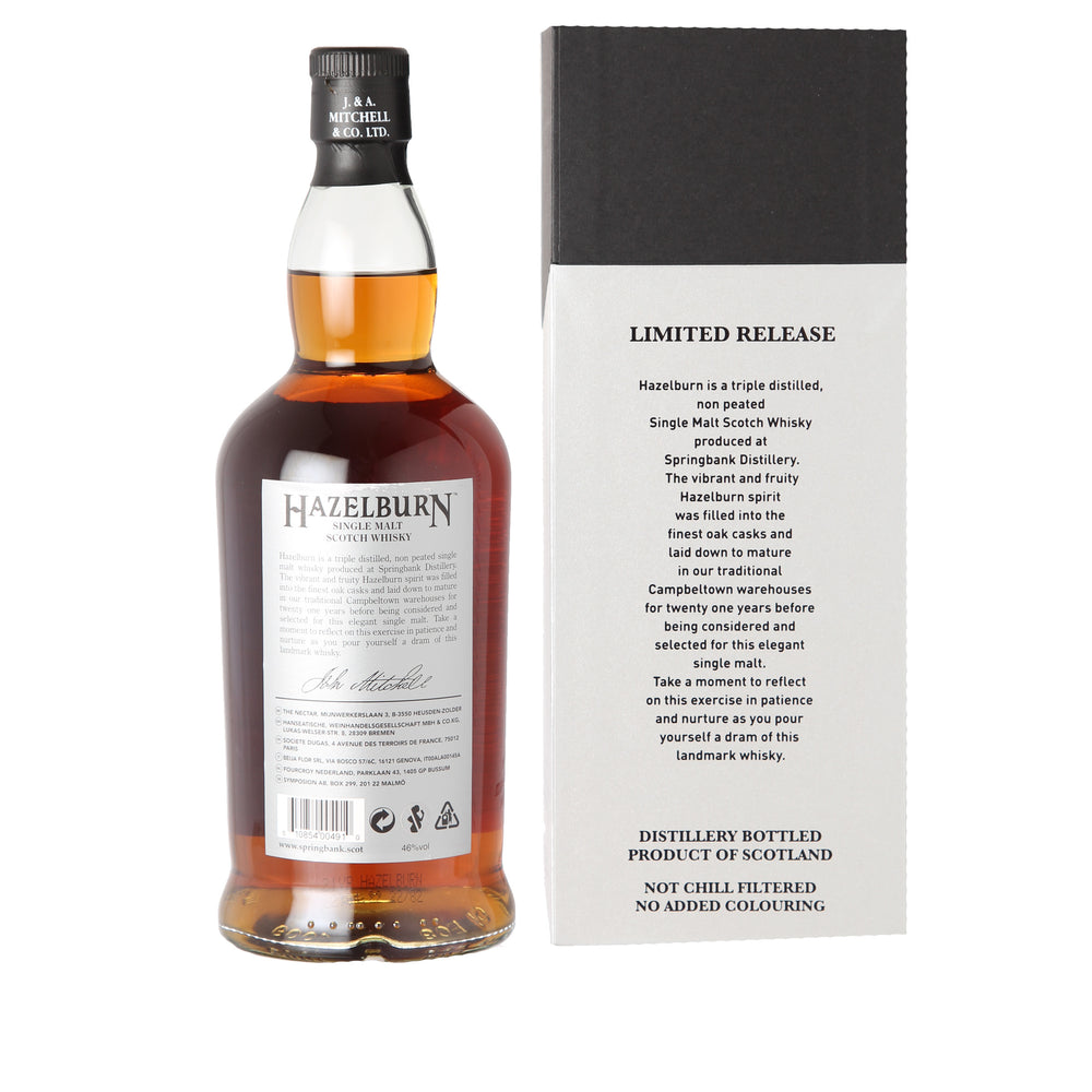 Hazelburn 21 Years