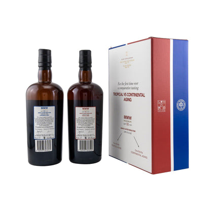 MMW Wedderburn 11 Years - Tropical vs Continental Aging - Comparative Tasting Set - 2 Bottles - Scheer Velier Main Jamaica Vatted Single Rum