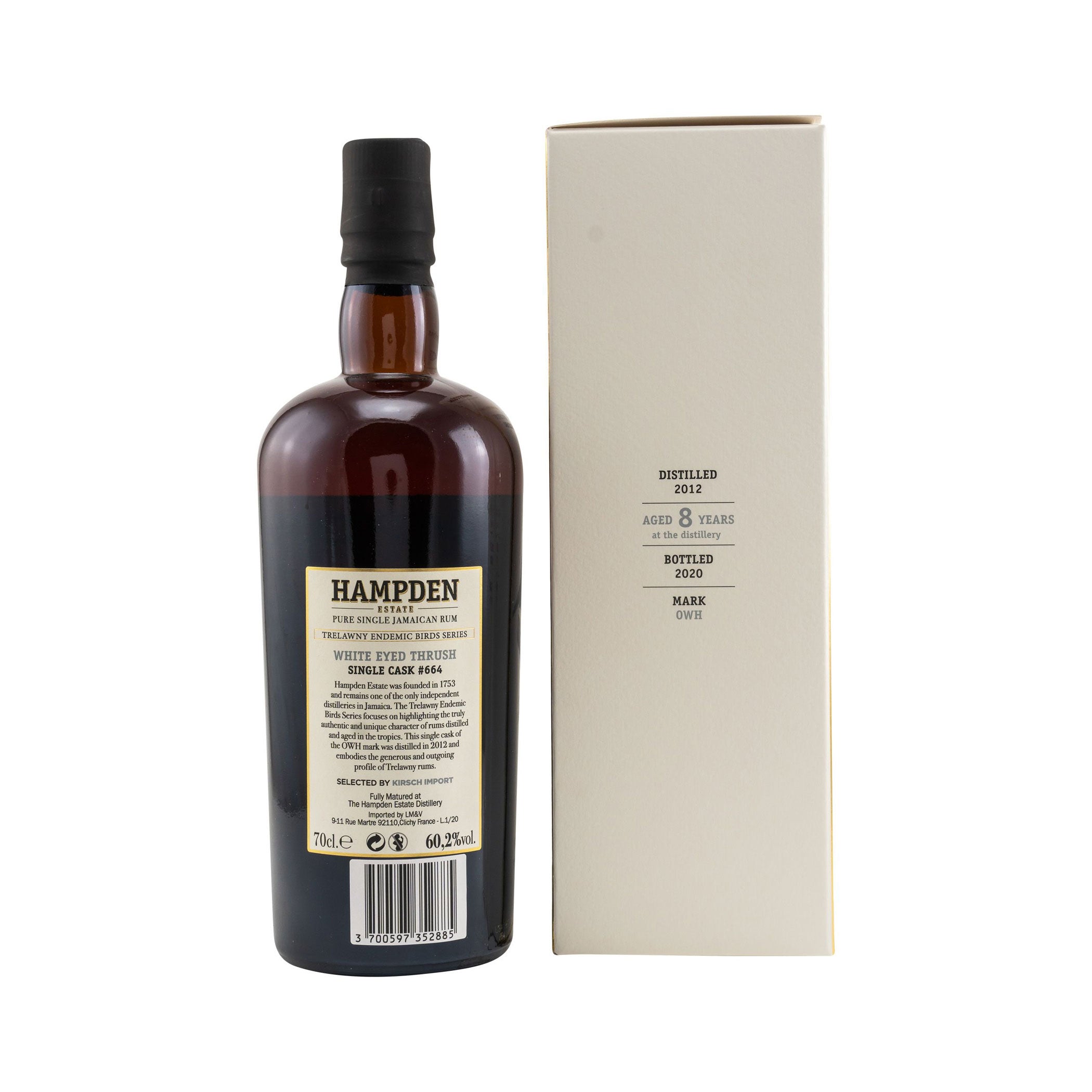 Hampden 2012 OWH Single Cask #664