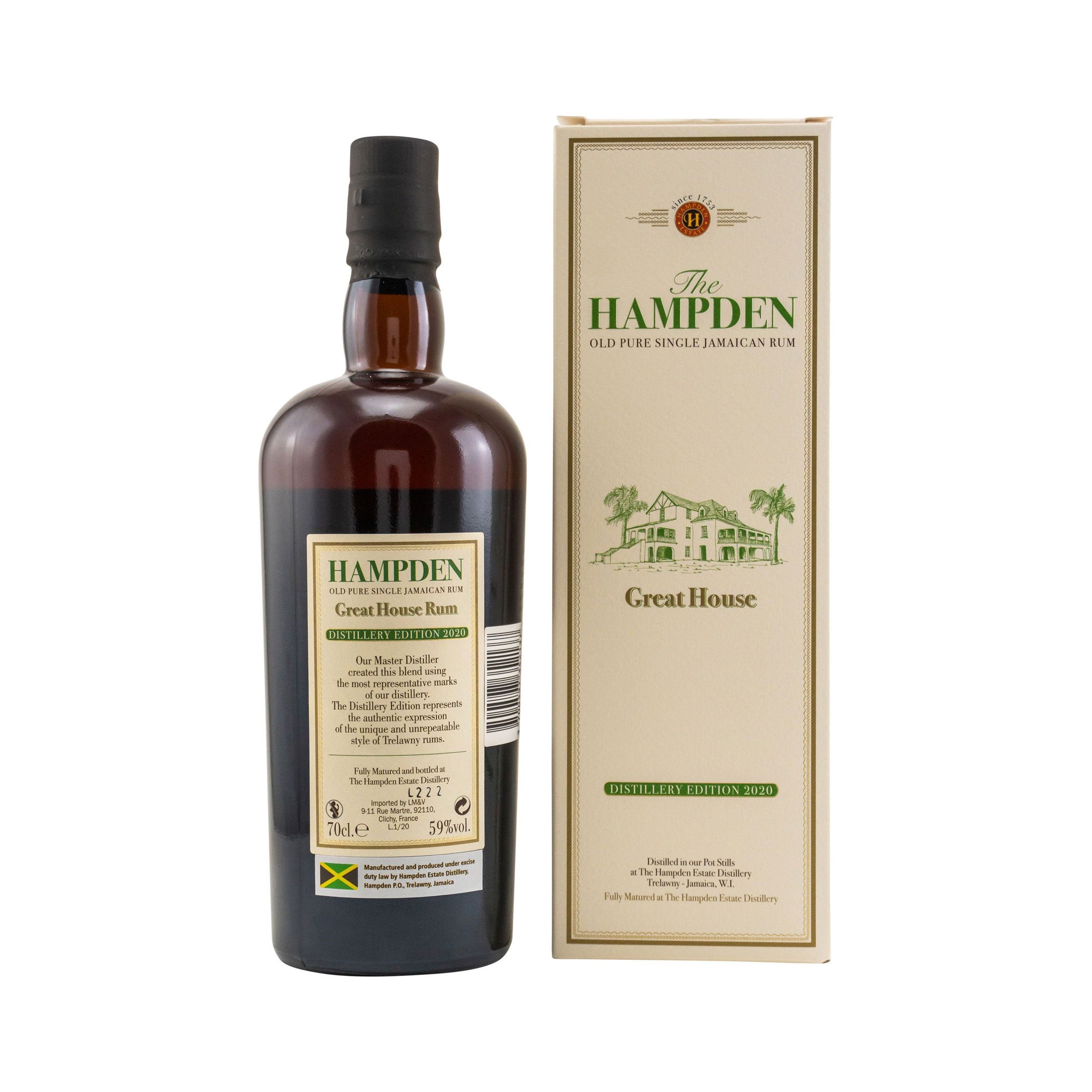Hampden Great House Distillery Edition 2020 Jamaican Rum 59%