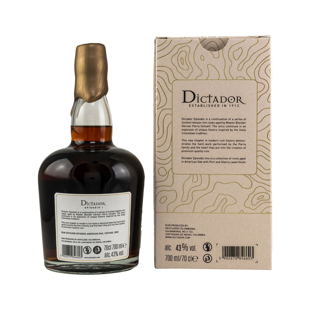 Dictador Episodio I - American Oak Casks 2002/2021