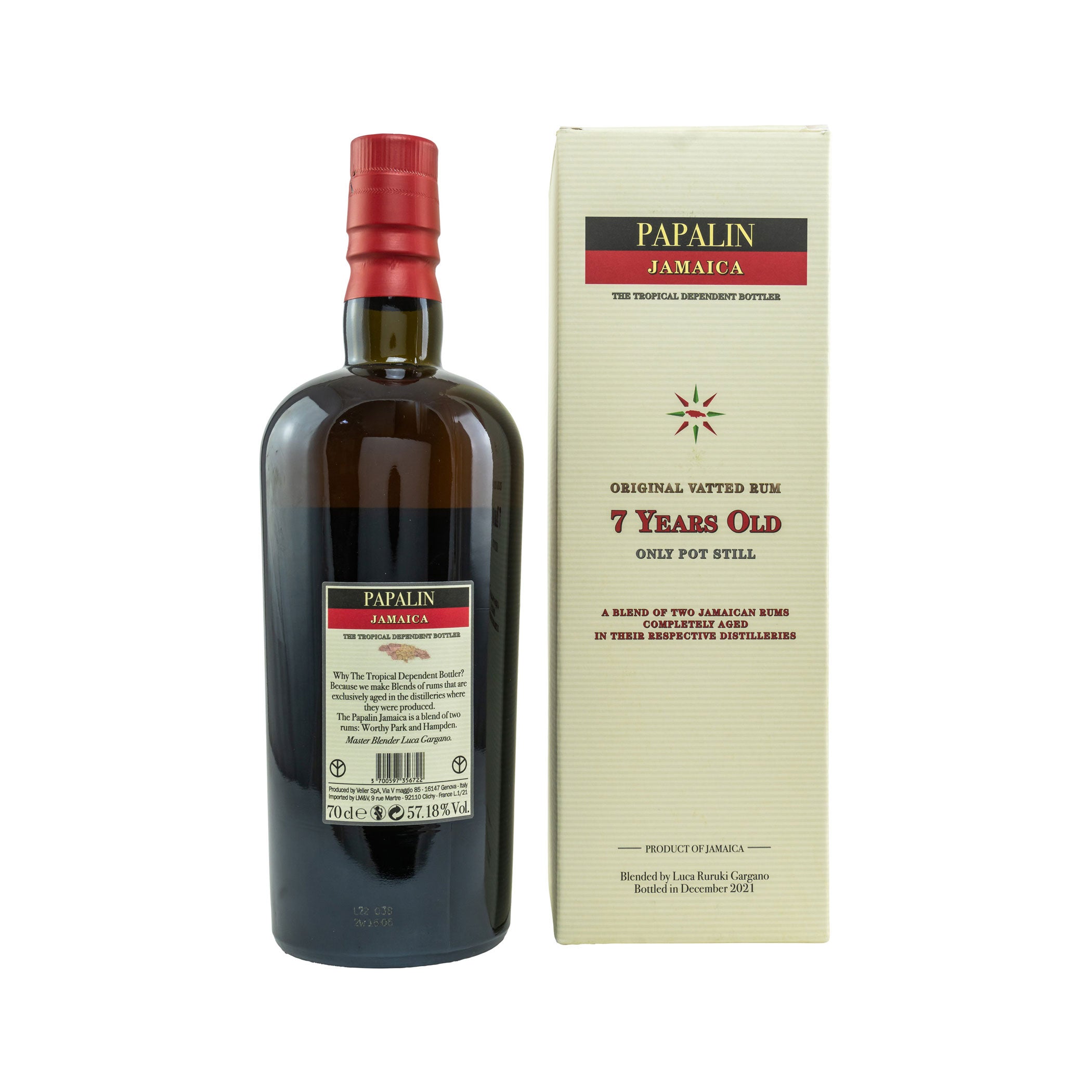 Papalin 7 Jahre Navy Proof Jamaica Rum