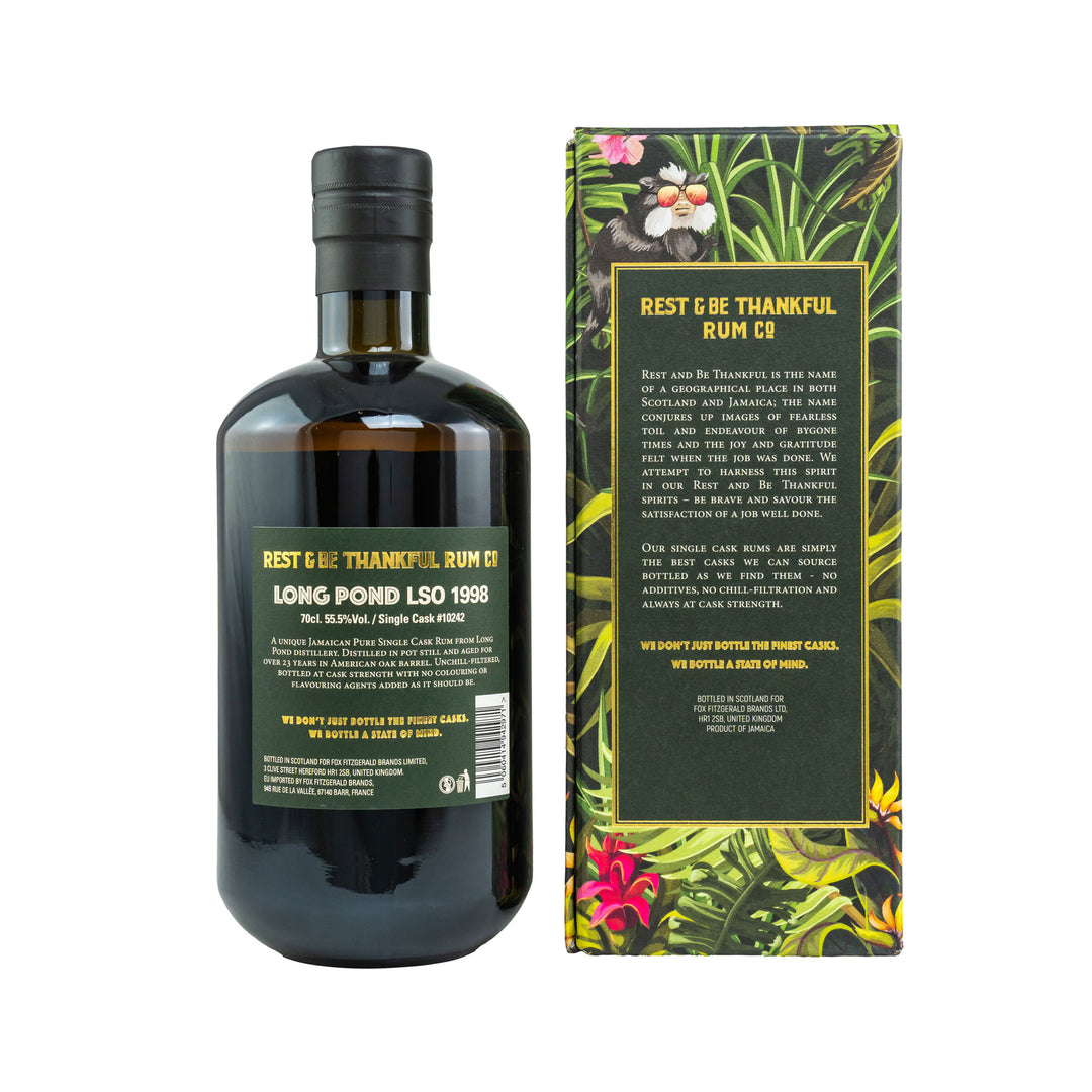 Long Pond 1998/2022 - 23 Years Old - LSO Single Cask #10242 - Rest & Be Thankful