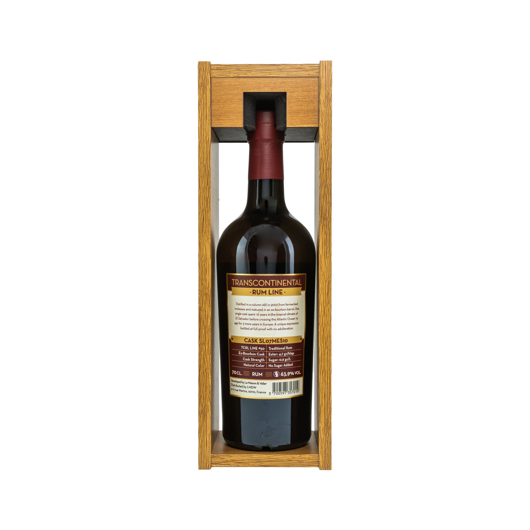 El Salvador 2007/2022 - 14 Jahre - Single Cask - Transcontinental Rum Line -