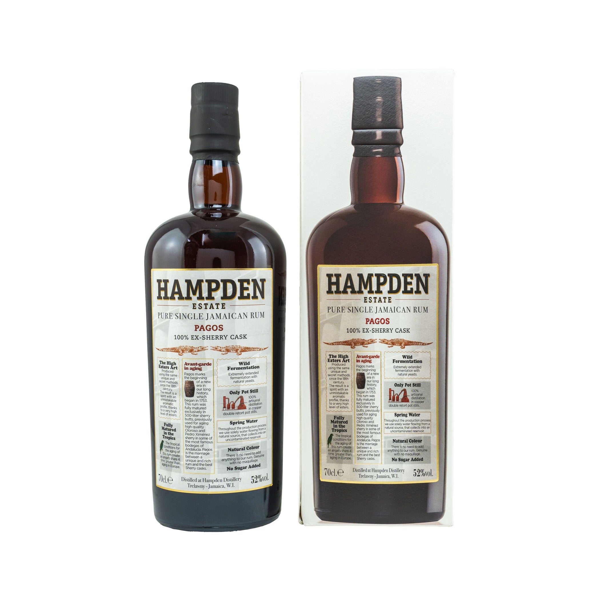Hampden Estate Pure Single Jamaican Rum - Pagos – Ex-Sherry Cask
