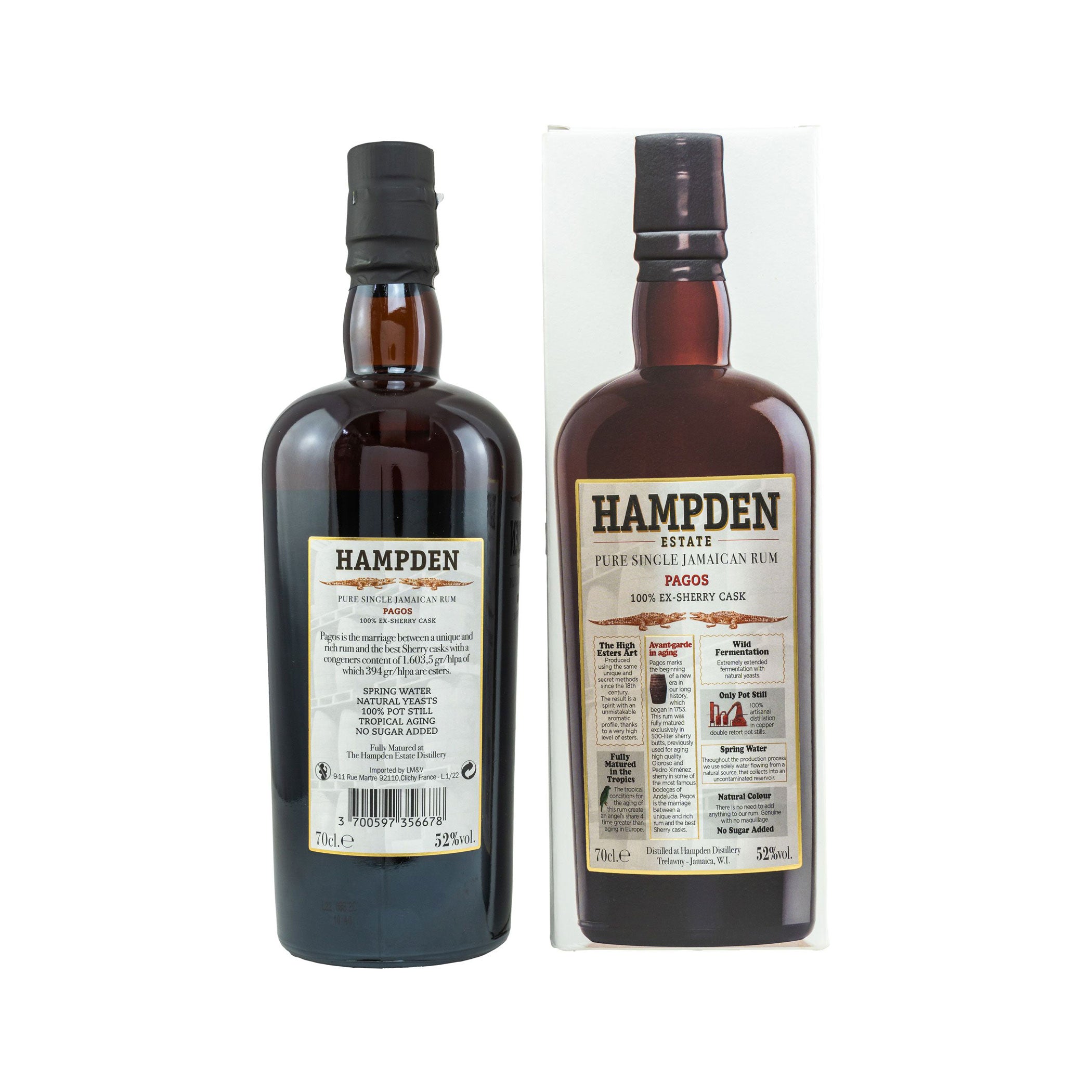 Hampden Estate Pure Single Jamaican Rum - Pagos – Ex-Sherry Cask