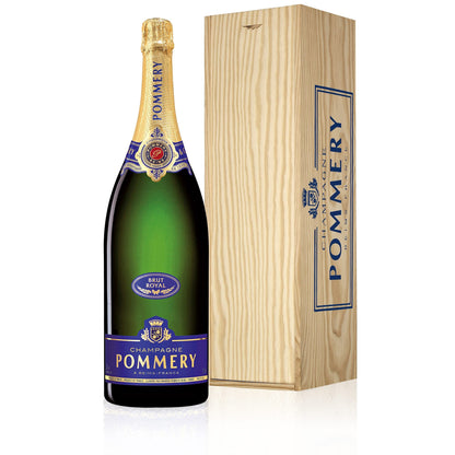 Pommery Brut Royal Jéroboam 3L in Holzkiste