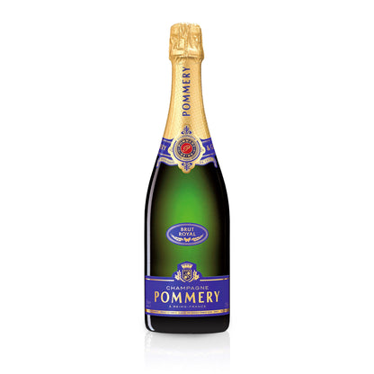 Pommery Brut Royal Geschenkset: 6 Flaschen + 6 Gläser