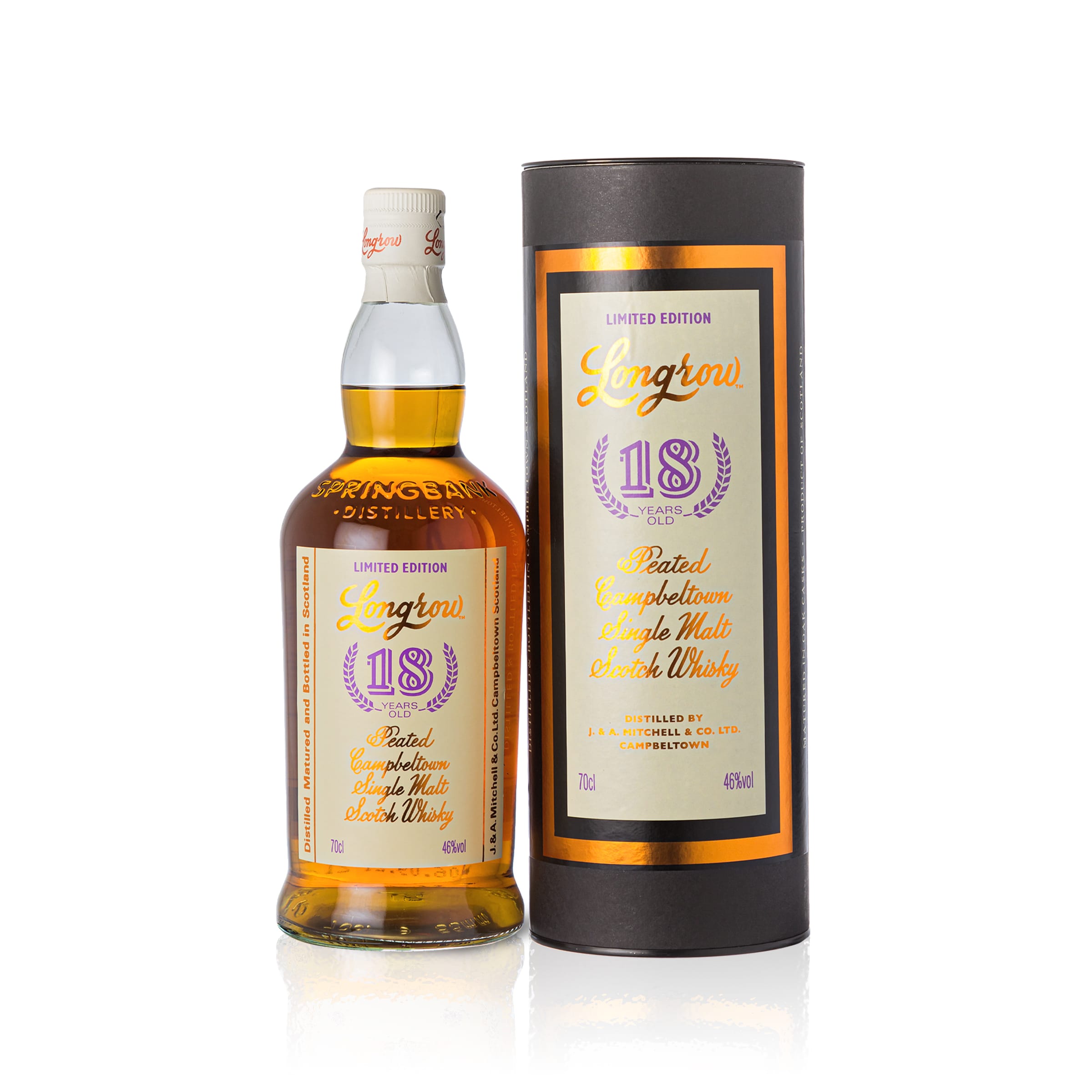 Longrow 18 Years Old, 46%, Release 2021