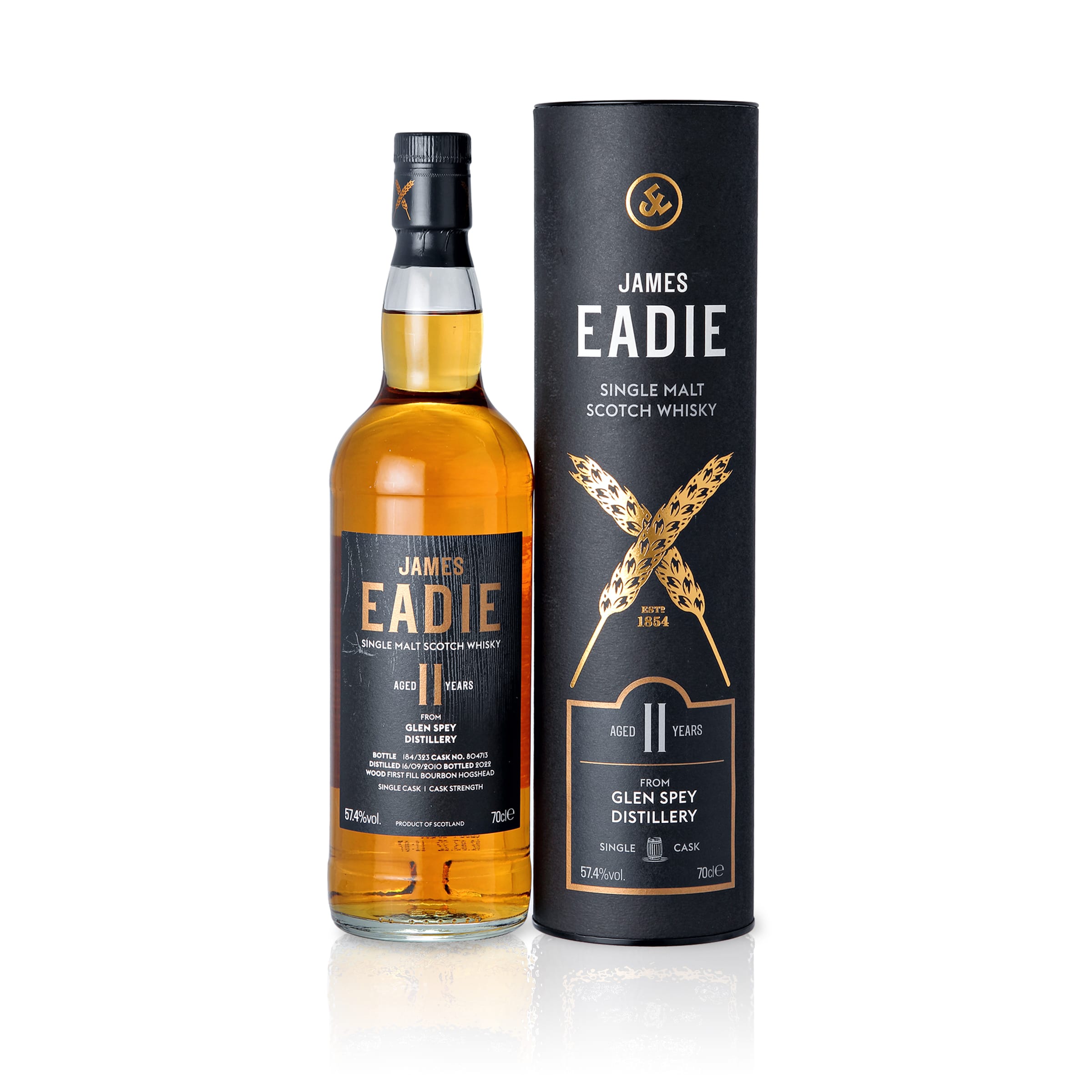 James Eadie, Glen Spey 11 Jahre 57,4% First Fill Bourbon Cask