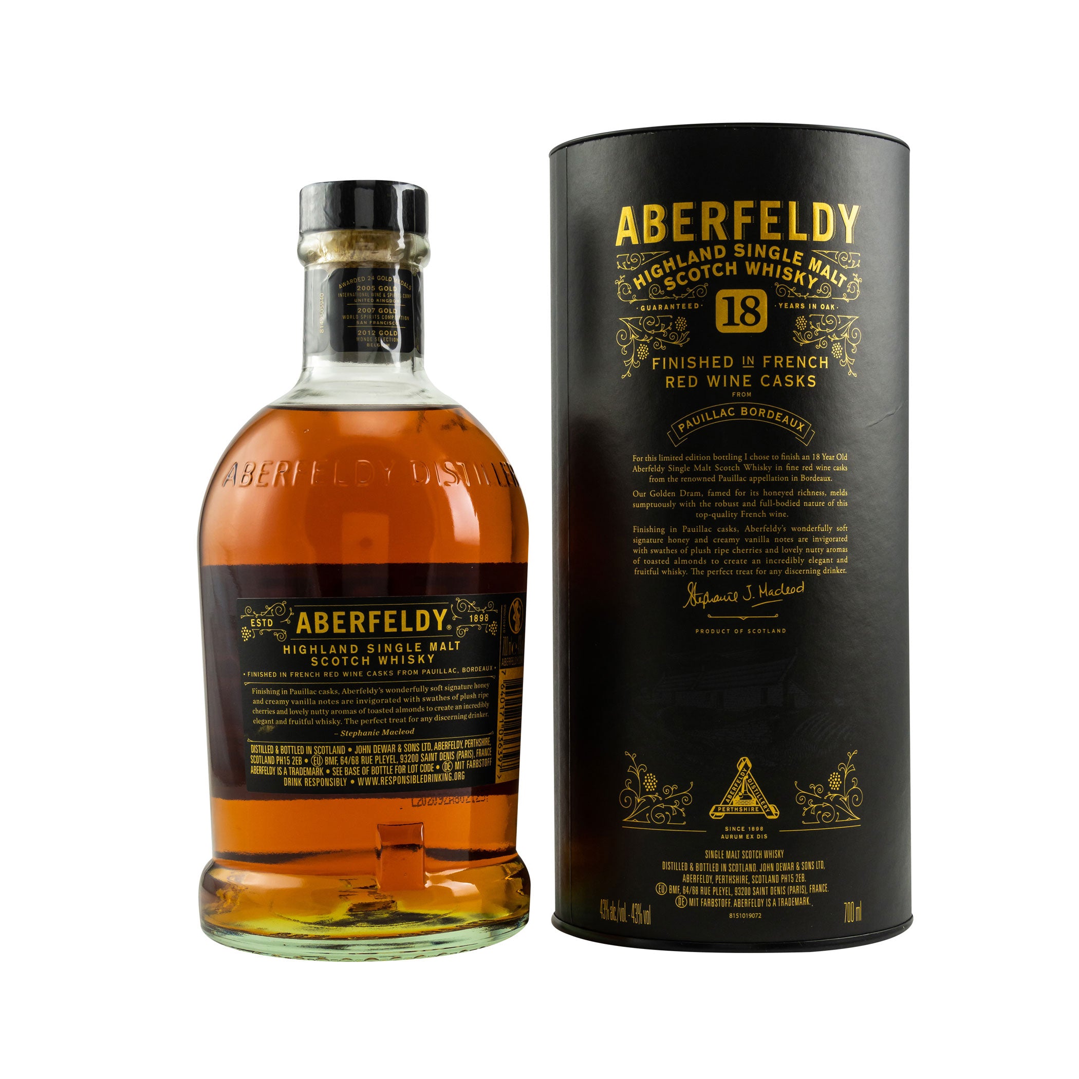 Aberfeldy 18 Years Old Pauillac Wine Cask