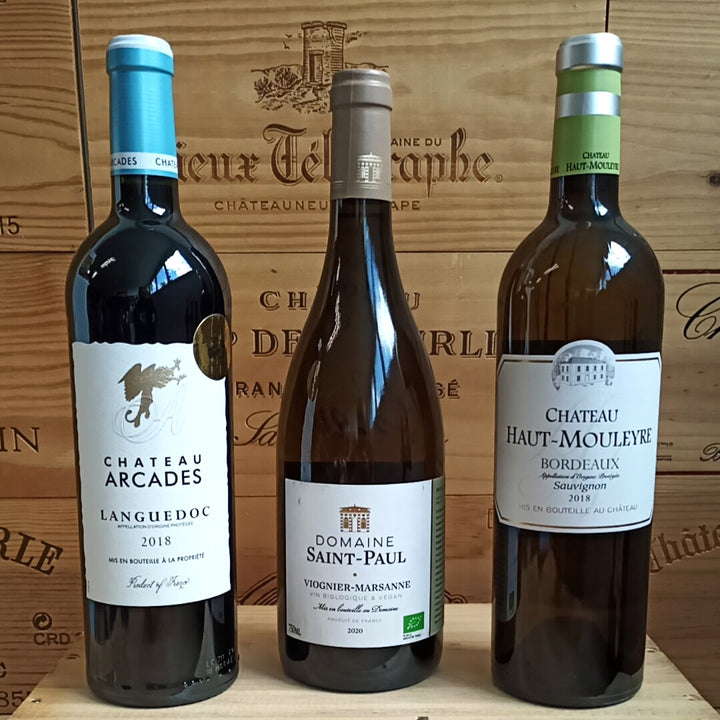 Feinste Weine - Weinselektion 6er Frankreich - Bordeaux / Pay DO&
