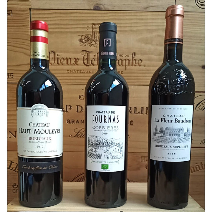 Feinste Weine - Weinselektion 6er Frankreich - Bordeaux / Pay DO&