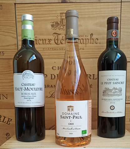 Feinste Weine - Weinselektion 6er Frankreich - Bordeaux / Pays DO'C Restposten #2