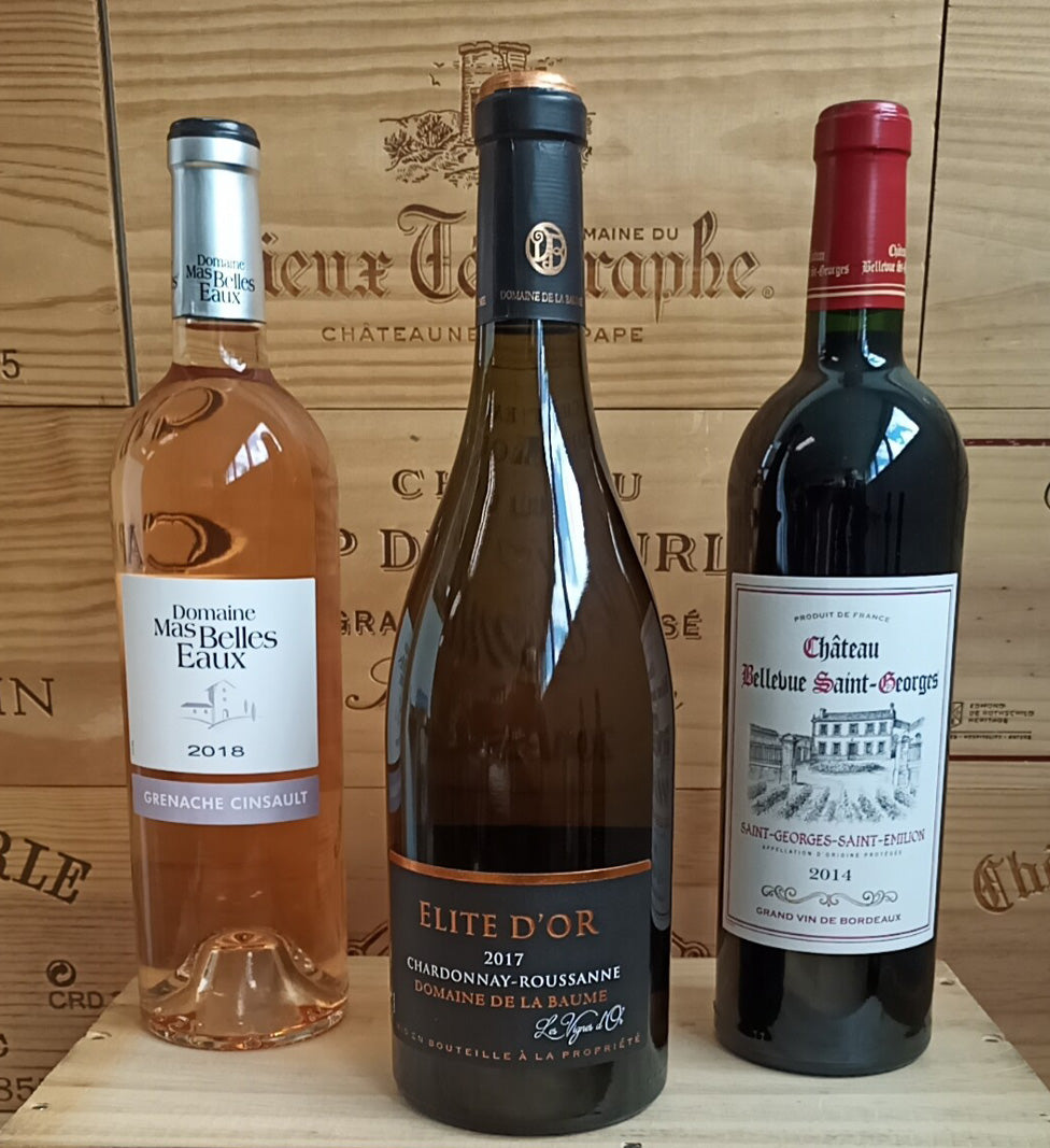 Feinste Weine - Weinselektion 6er Frankreich - Bordeaux / Pays d'Oc