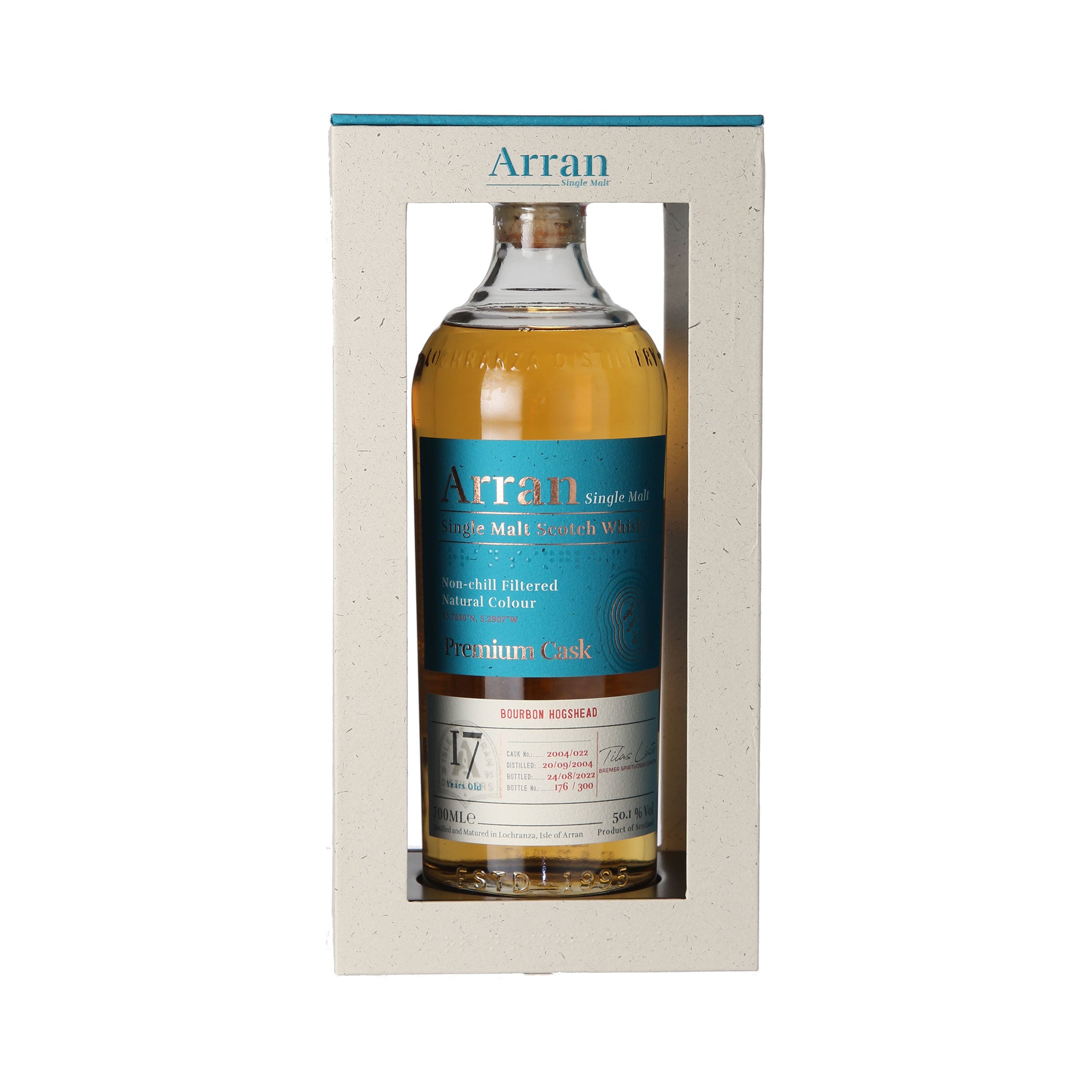 Arran BSC Single Cask - 17 Jahre - Bourbon Hogshead
