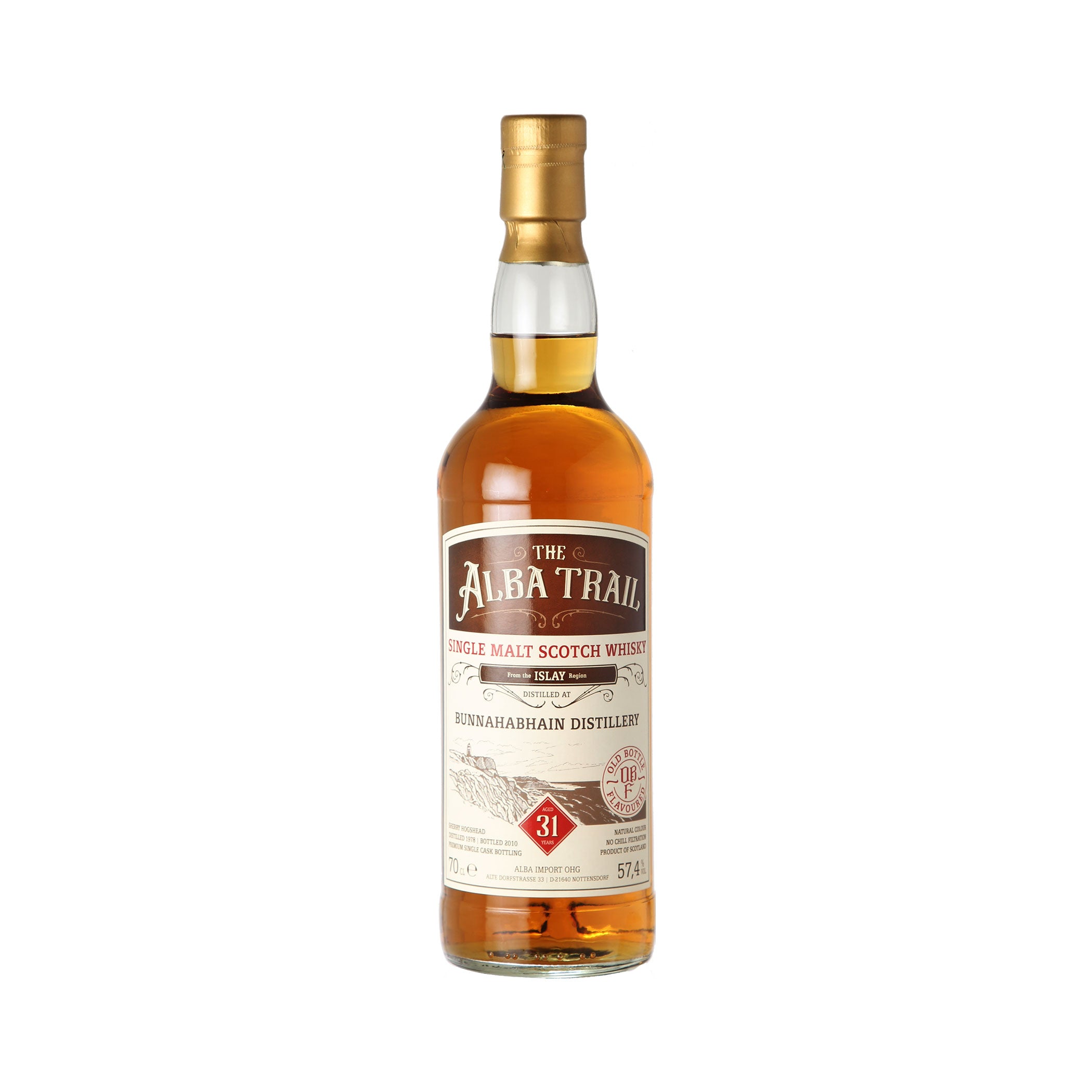 Bunnahabhain 1978/2023 31 Jahre -  Sherry Hogshead - Islay Single Malt Scotch Whisky  - The Alba Trail