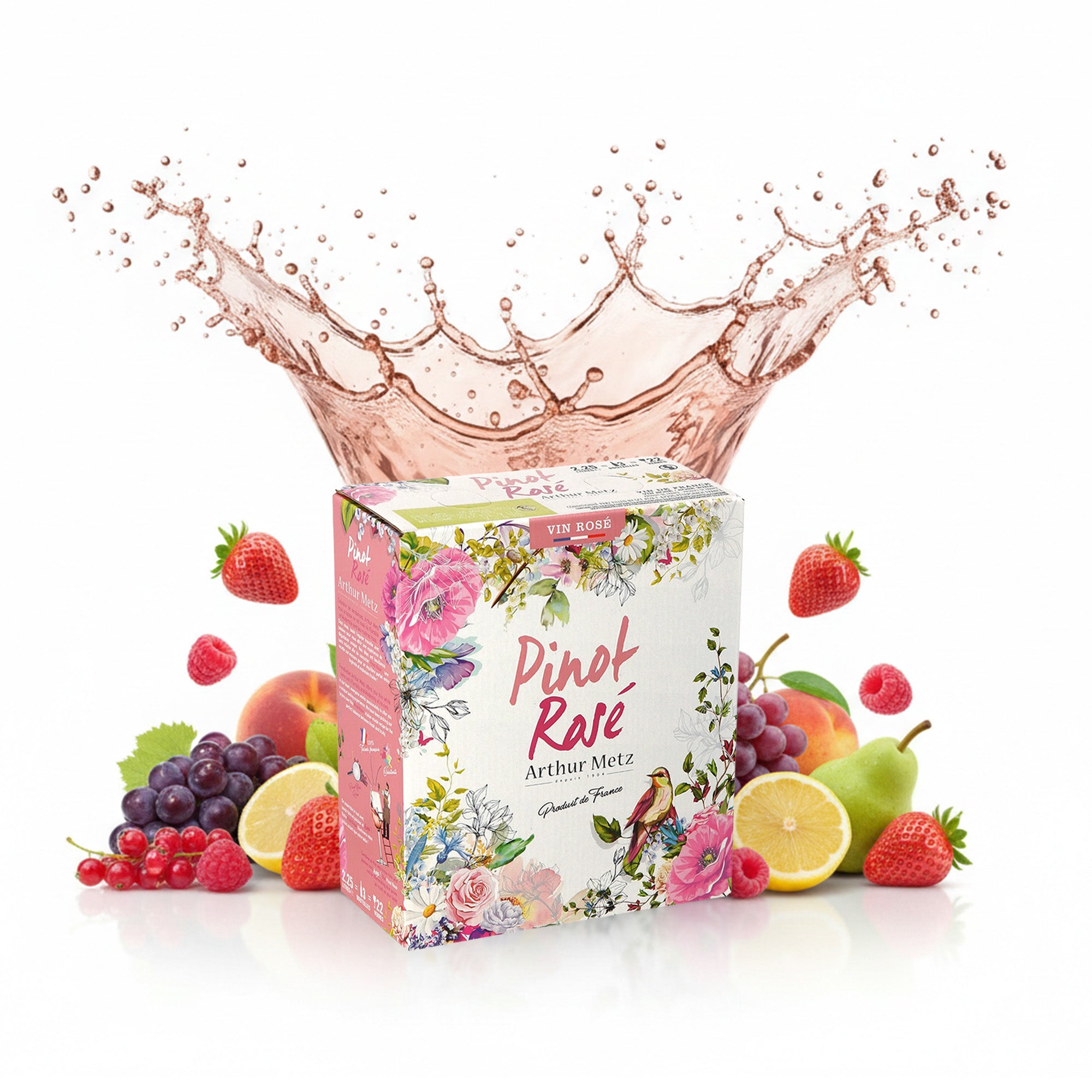 Arthur Metz Pinot Rosé Roséwein trocken Bag-in-Box 2,25 l