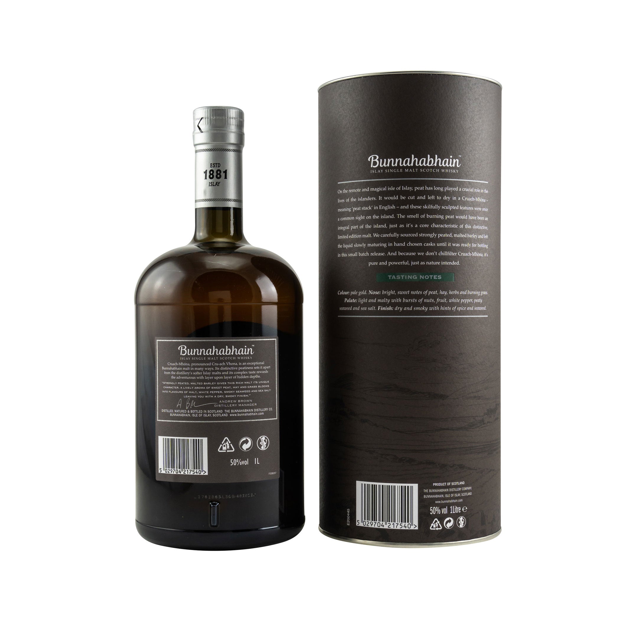 Bunnahabhain Cruach Mhòna 50% Islay Single Malt