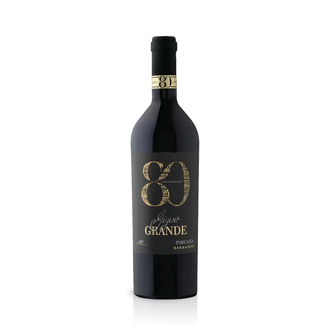 Barbanera Gigino 80 Anniversario 2022 12 Flaschen Rotwein 0,75L 14,5% vol