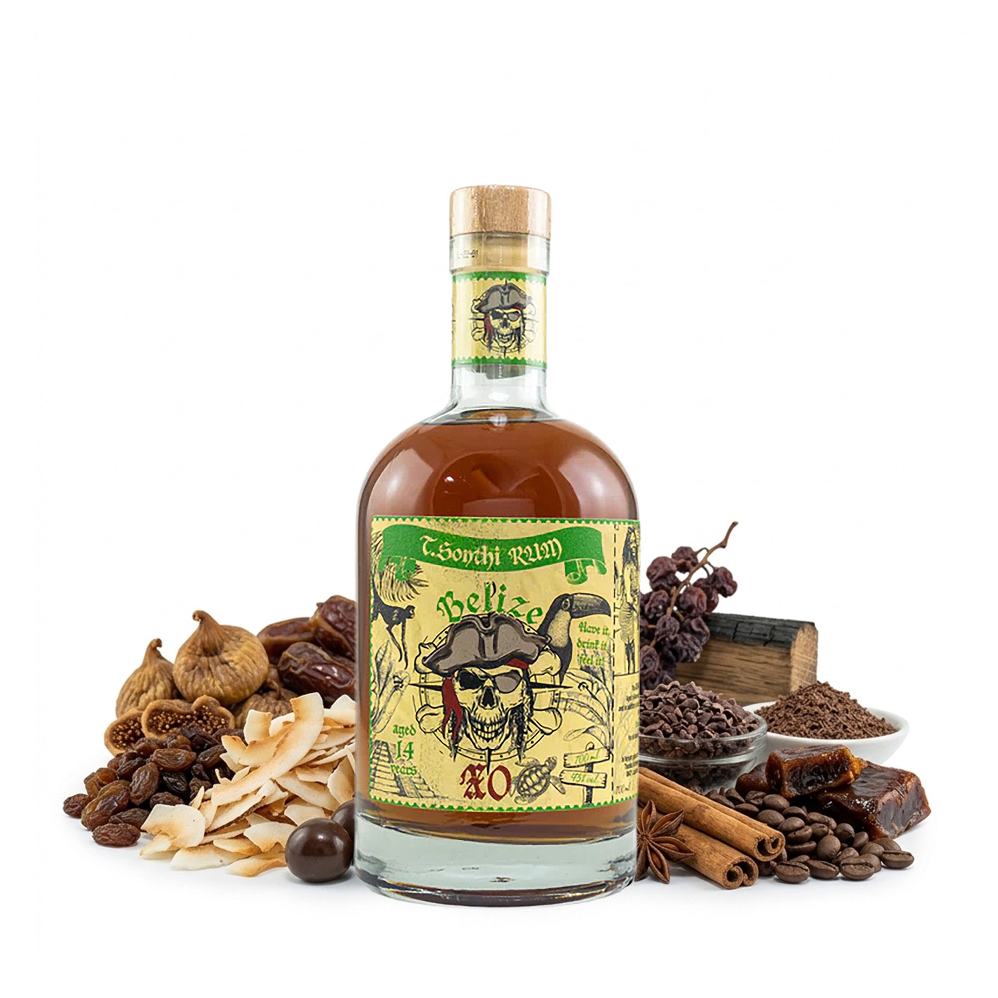 T. Sonthi Rum – Belize XO 14 Years · 0.70 L · 43% vol.