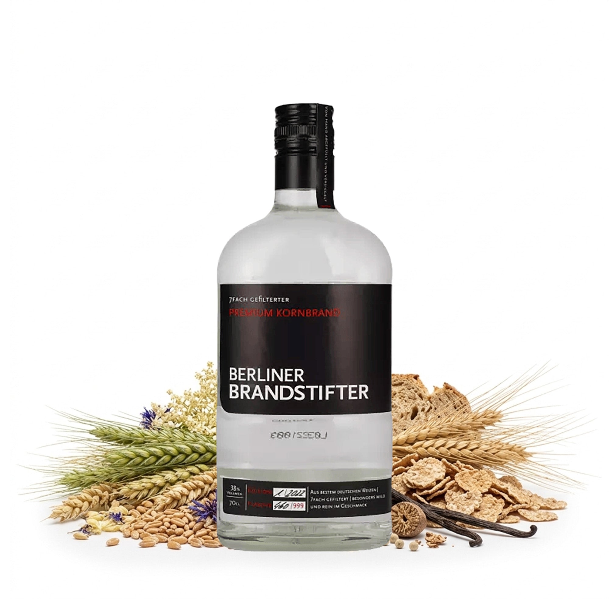 Berliner Brandstifter Premium Grain Spirit 0.7L 38% vol
