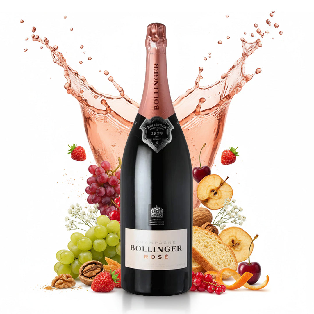 Bollinger Rosé Champagne Brut in Wooden Box 3L