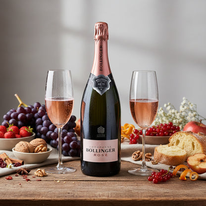 Bollinger Rosé Champagne Brut in Wooden Box 3L