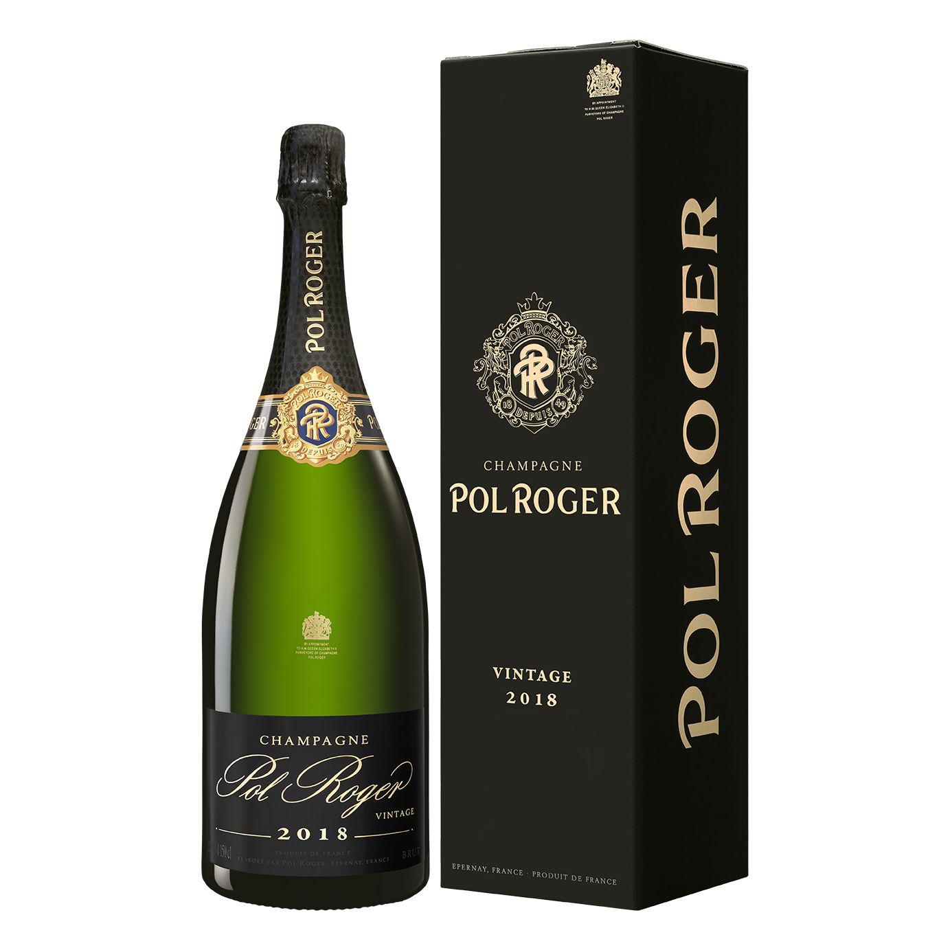 2018 Brut Vintage 3L Double Magnum - Champagne Pol Roger - Champagne, France