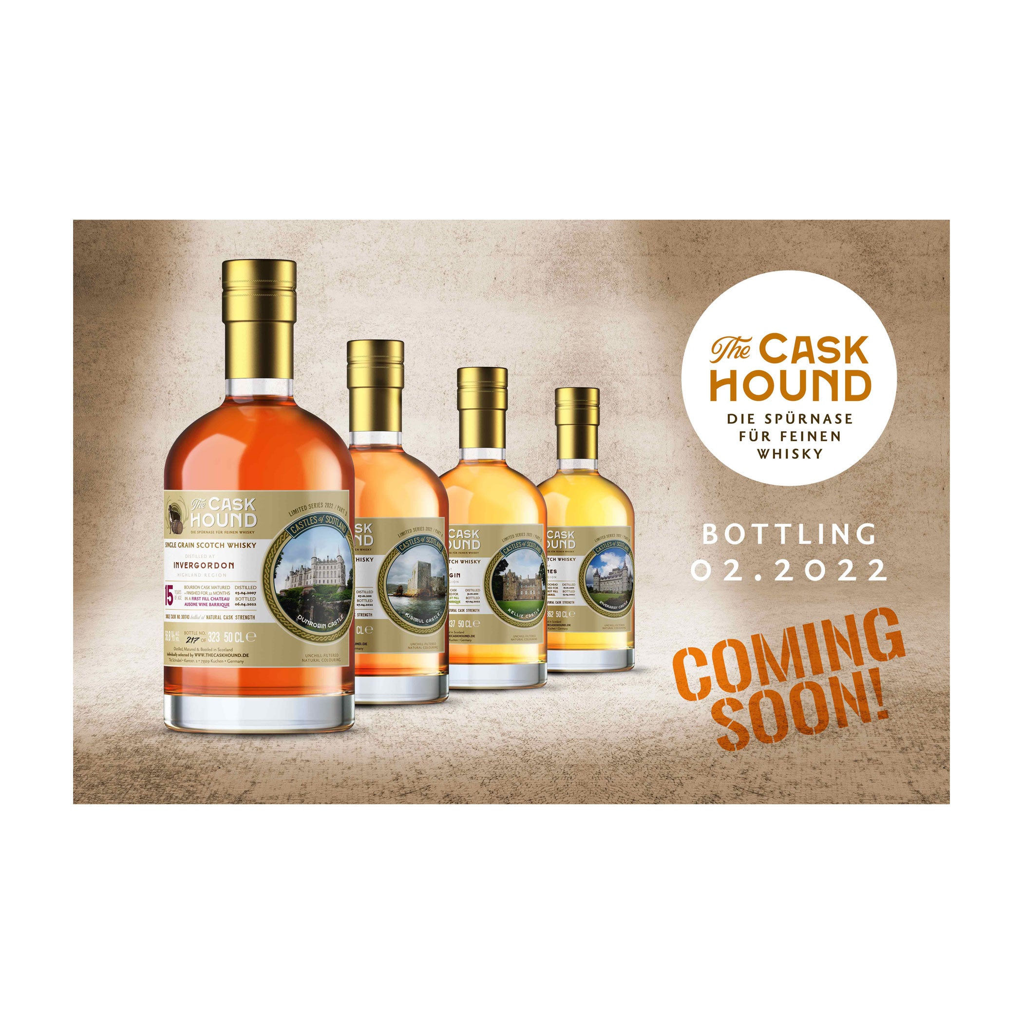 Invergordon Highland Single Grain Scotch Whisky, 15 Jahre alt (2007/2022) - The Caskhound