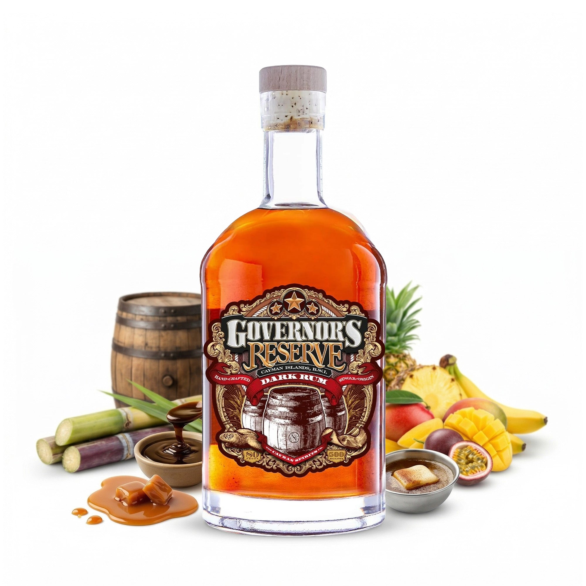Governor's Reserve Dark 0,5L - Cayman Islands Spirit mit süß-rauchigem Geschmack
