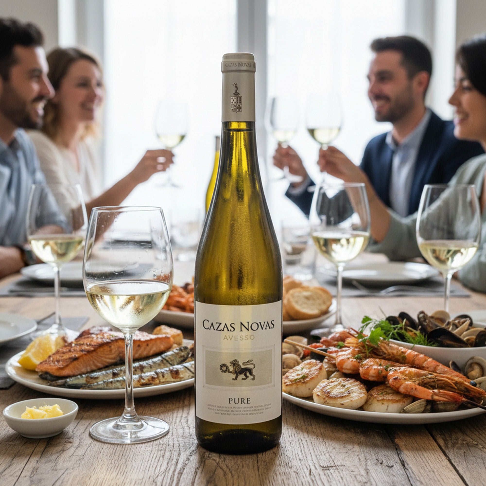 Cazas Novas Pure Avesso Vinho Verde White Wine Fresh Mineral 12.5% vol 0.75 L