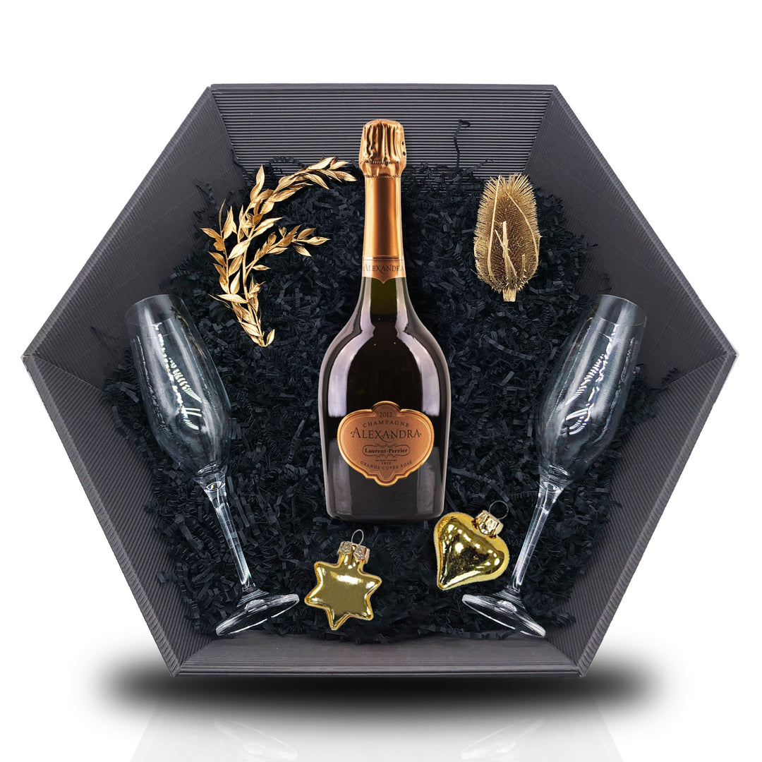 Champagne Alexandra Laurent-Perrier Grande Cuvée Rosé Brut 2012 0,75L 12% Vol Giftbasket