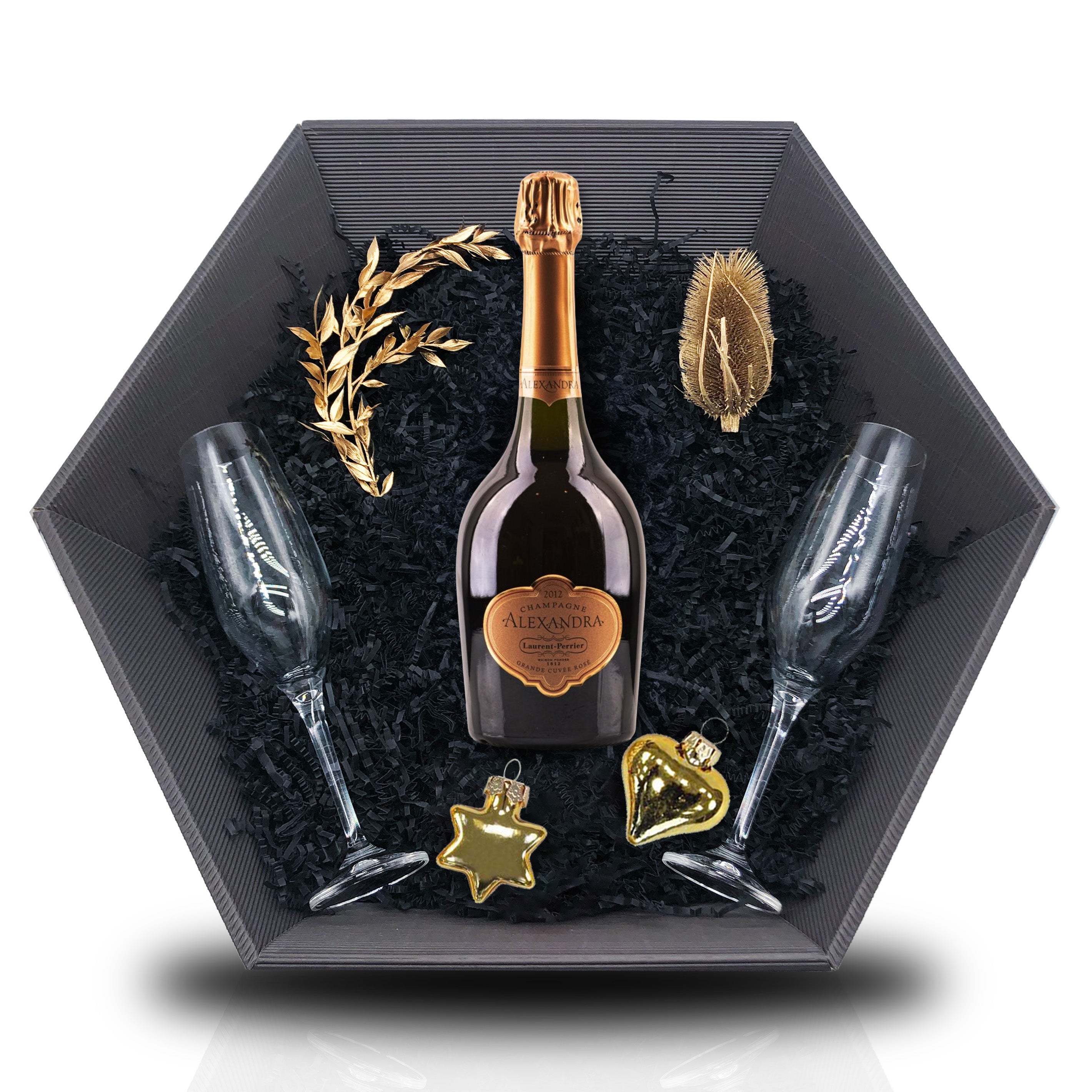 Champagne Alexandra Laurent-Perrier Grande Cuvée Rosé Brut 2012 0,75L 12% Vol Giftbasket