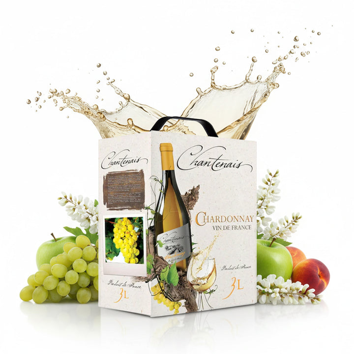 Chantenais Chardonnay dry Vin de France Bag-in-Box 3 l