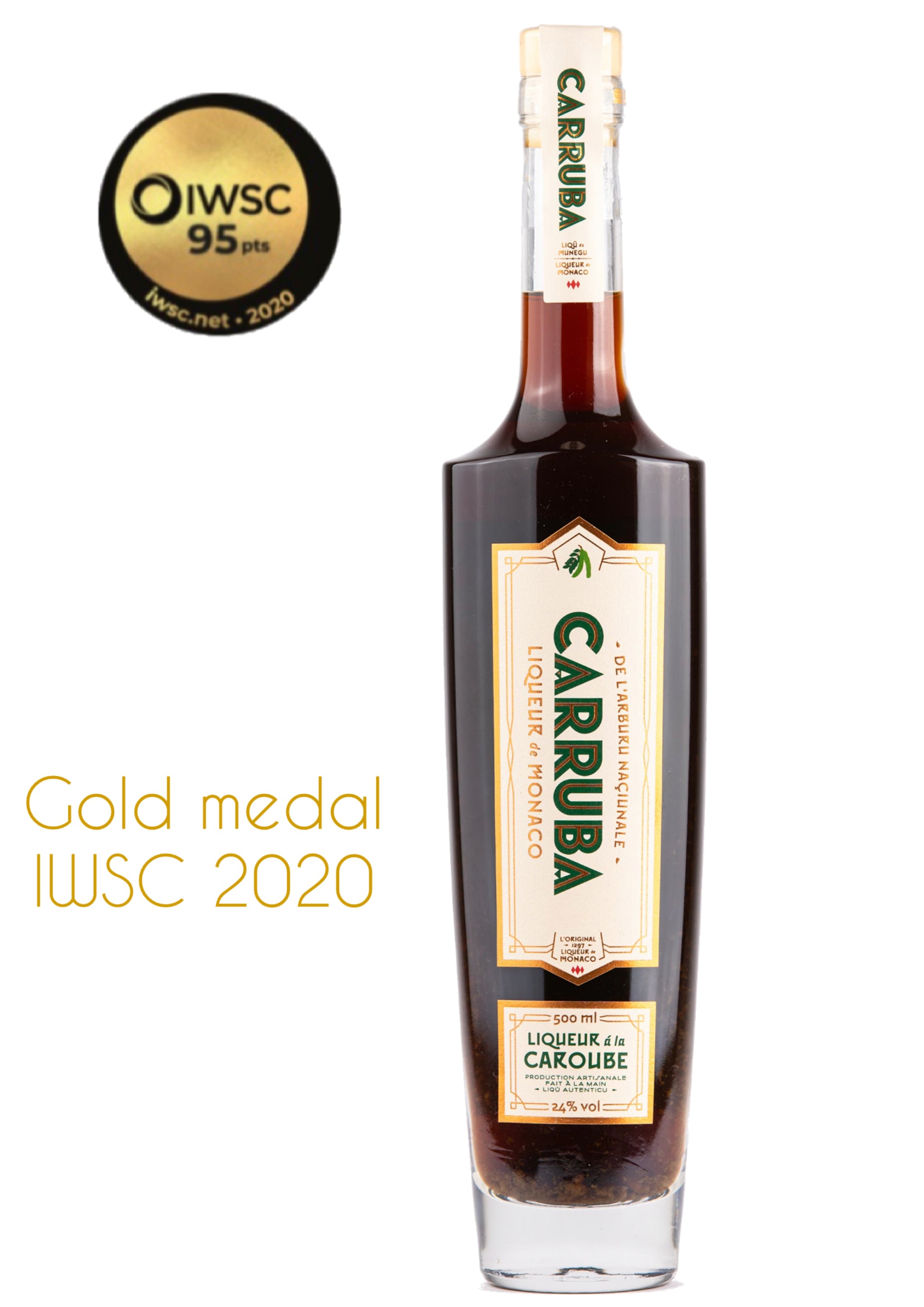 CARRUBA Liqueur de Monaco mit Geschenkbox 24% vol. 0,5l