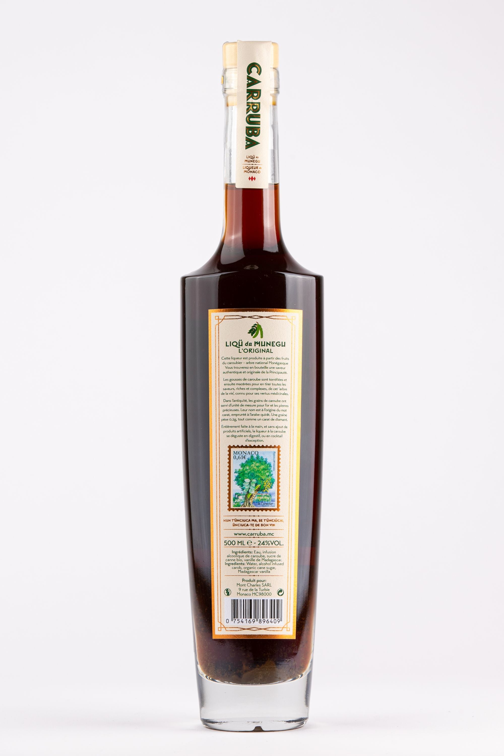 CARRUBA Liqueur de Monaco 24% vol. 0,5l