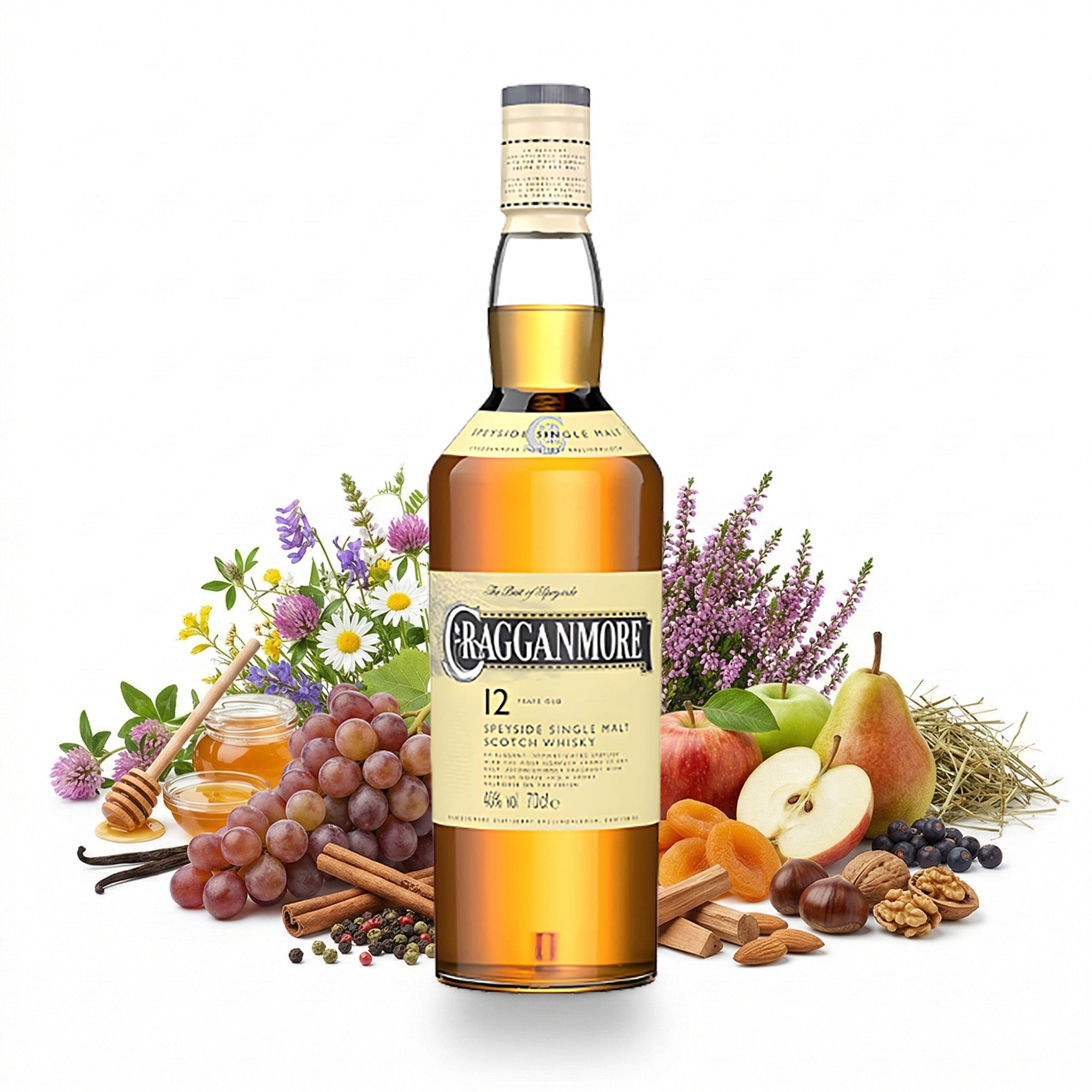 Cragganmore 12 Years Old – Single Malt Scotch Whisky · 0.70 L · 40% vol.